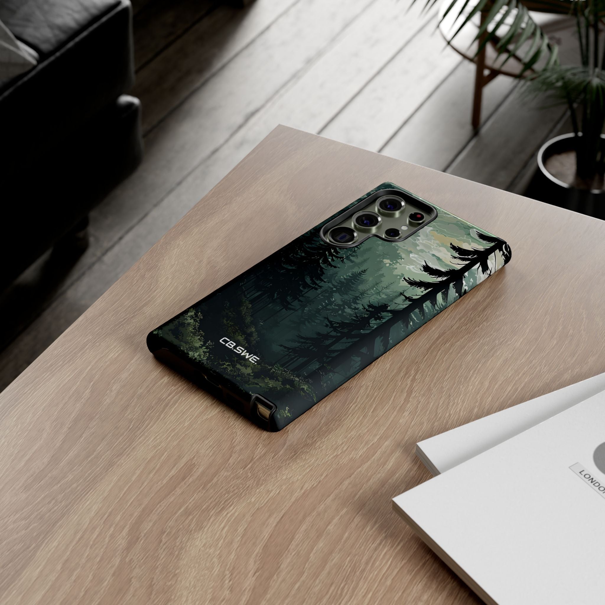 Serene Forest Landscape Phone Cover Samsung S23 - Tough
