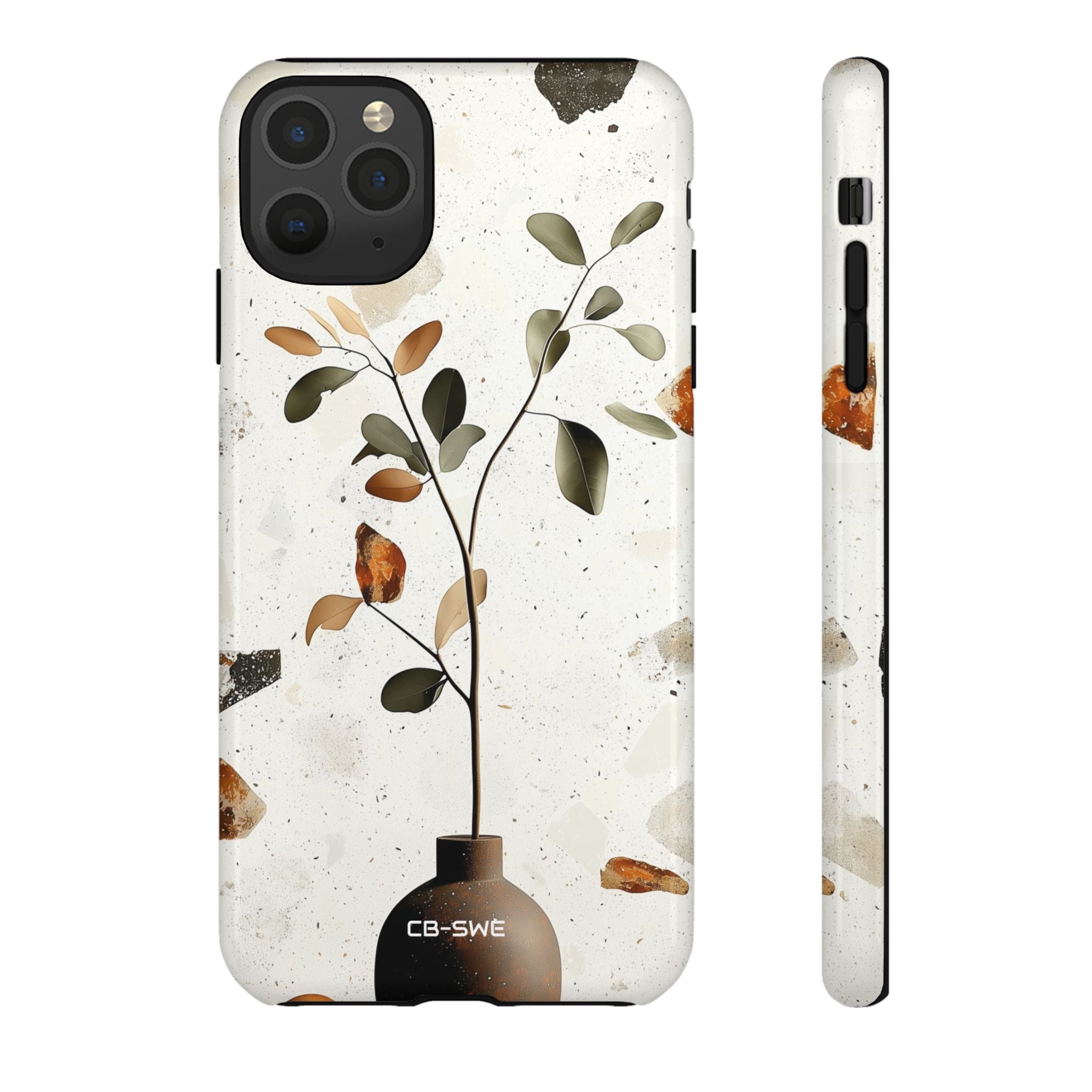 Vase Holds Leaves - iPhone Case