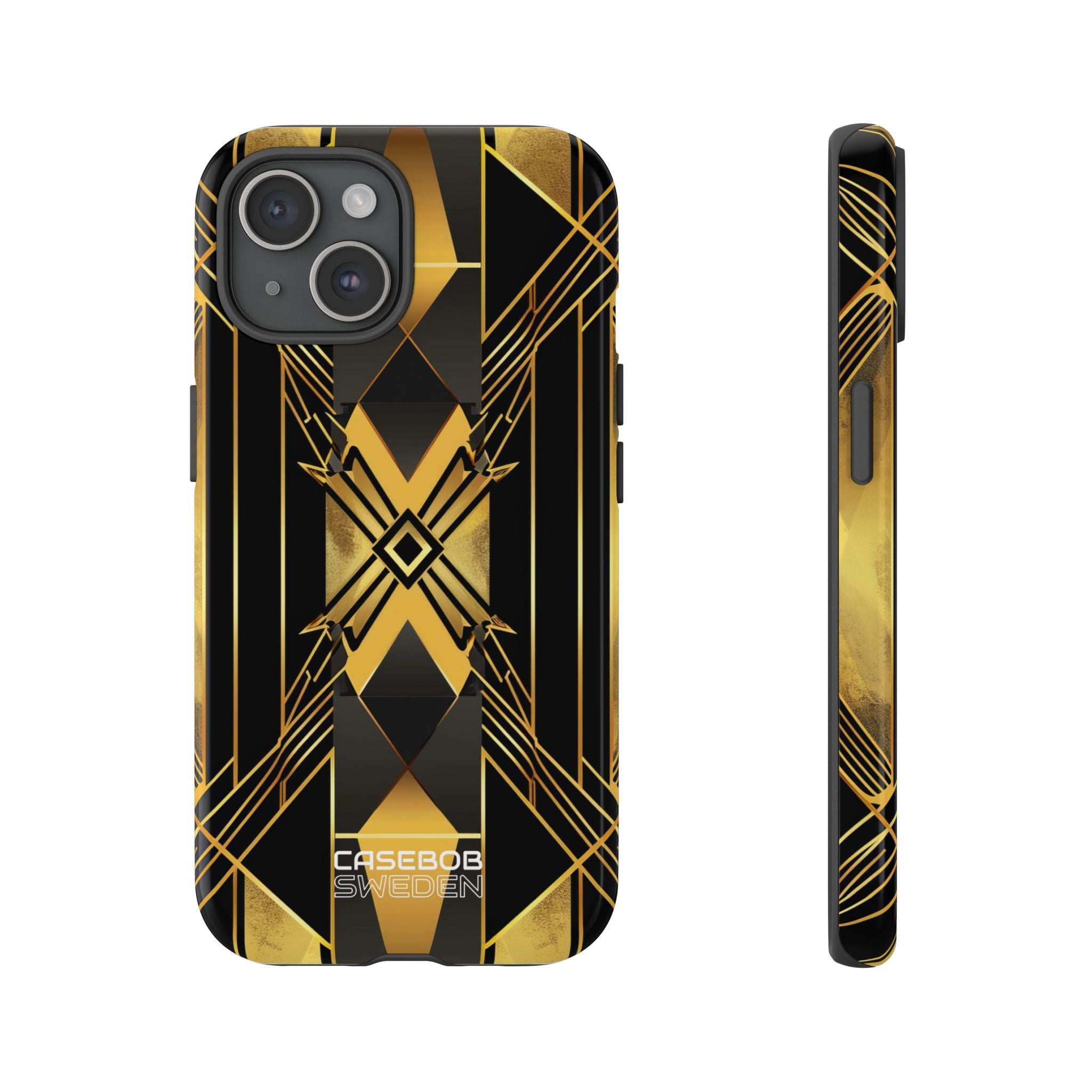 Golden Deco Symphony iPhone 15 - Tough