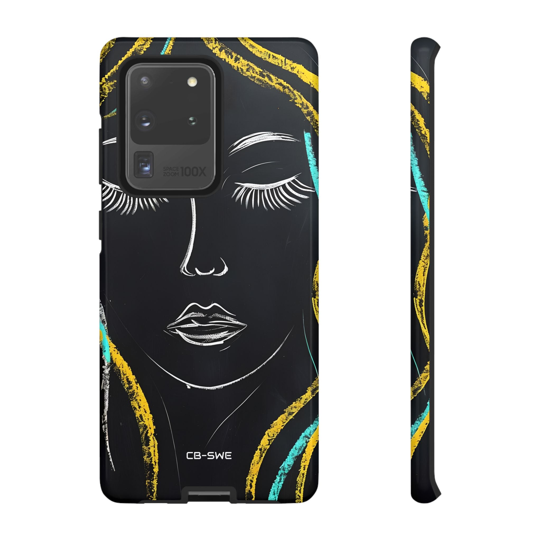 Vivid Minimalist Portrait - Samsung Case