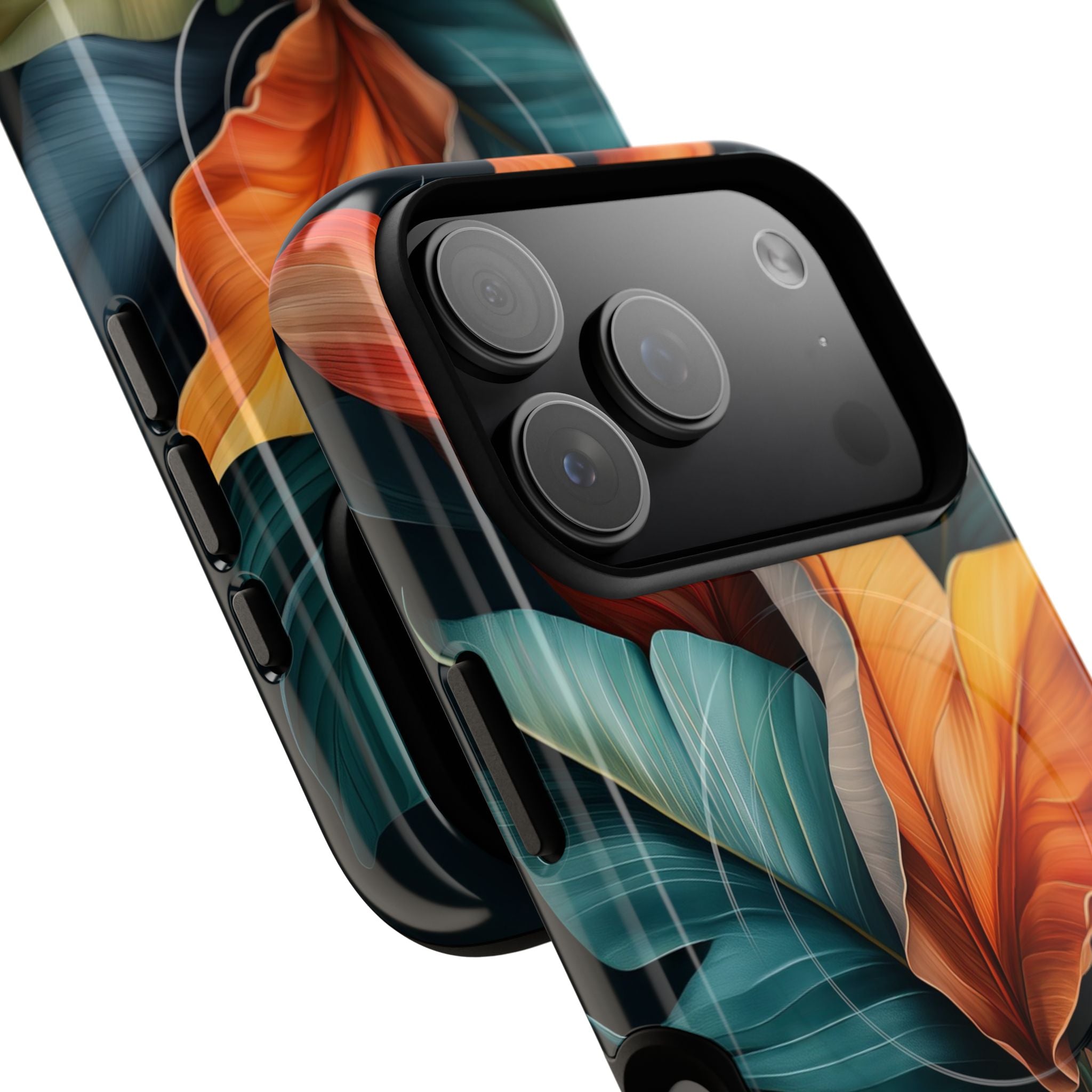 Tropical Leafburst iPhone 17 Pro Case - Tough+