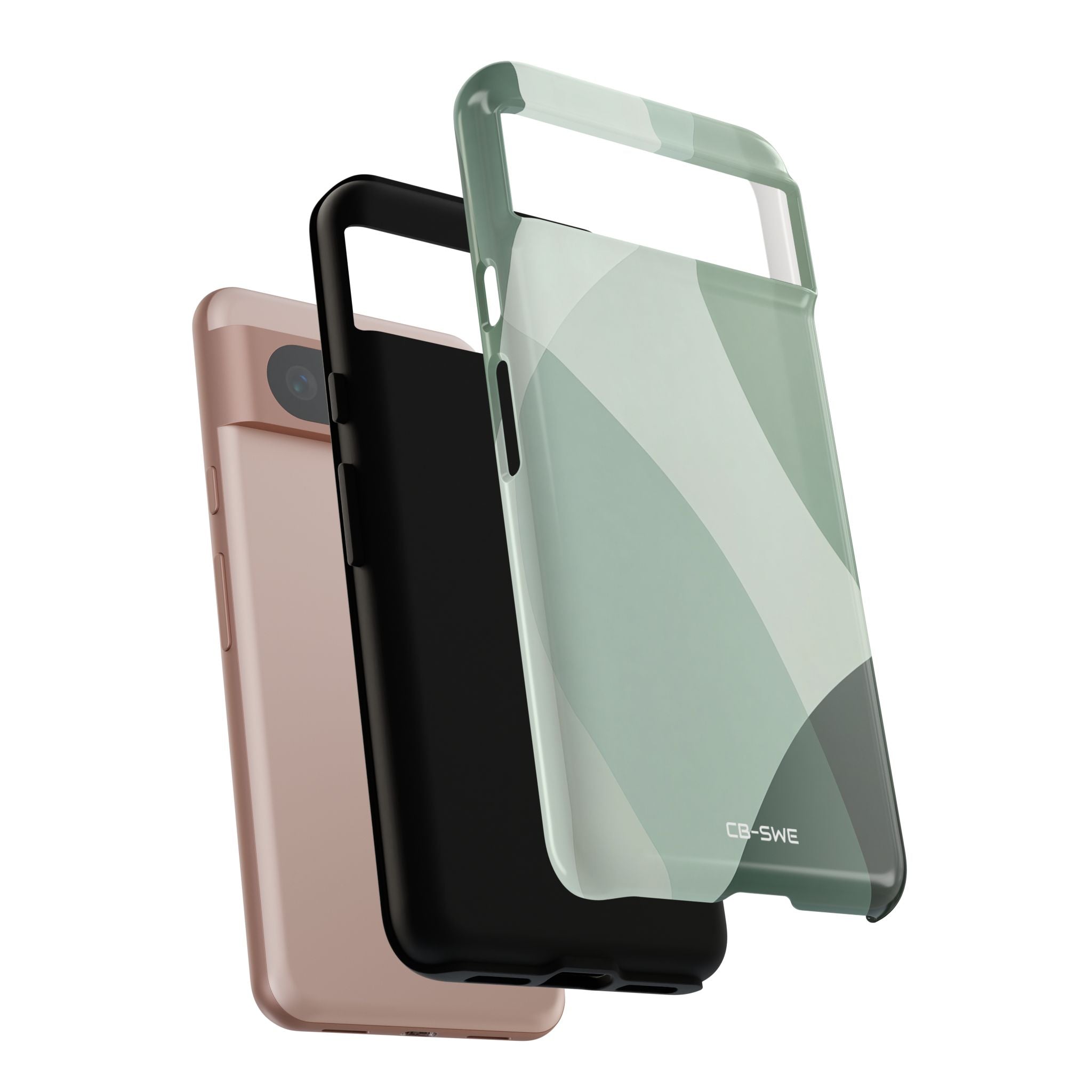 Flowing Green Harmony - Google Pixel Case