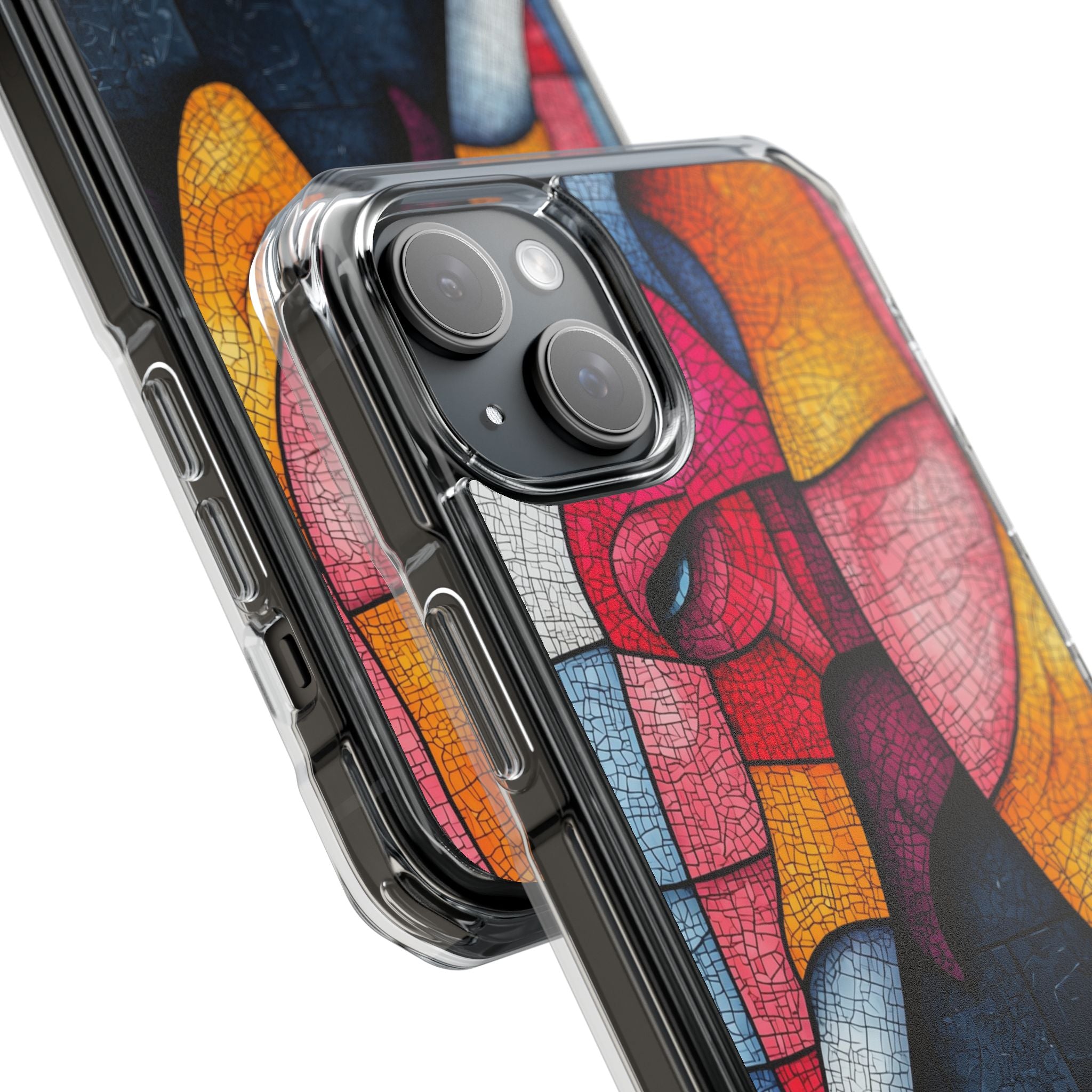 Elephant Mosaic iPhone 15 Plus Case - Impact