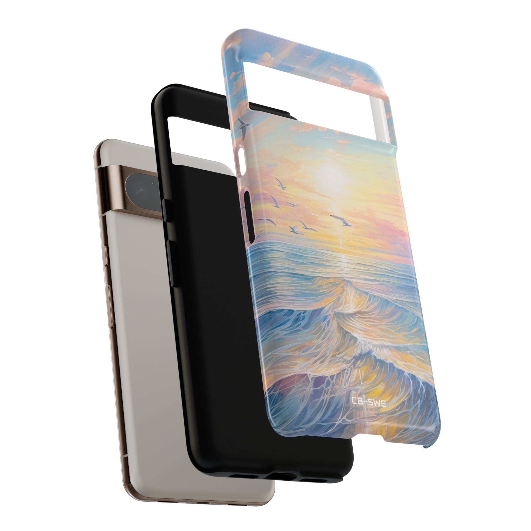 Gentle Waves Embrace - Google Pixel Case