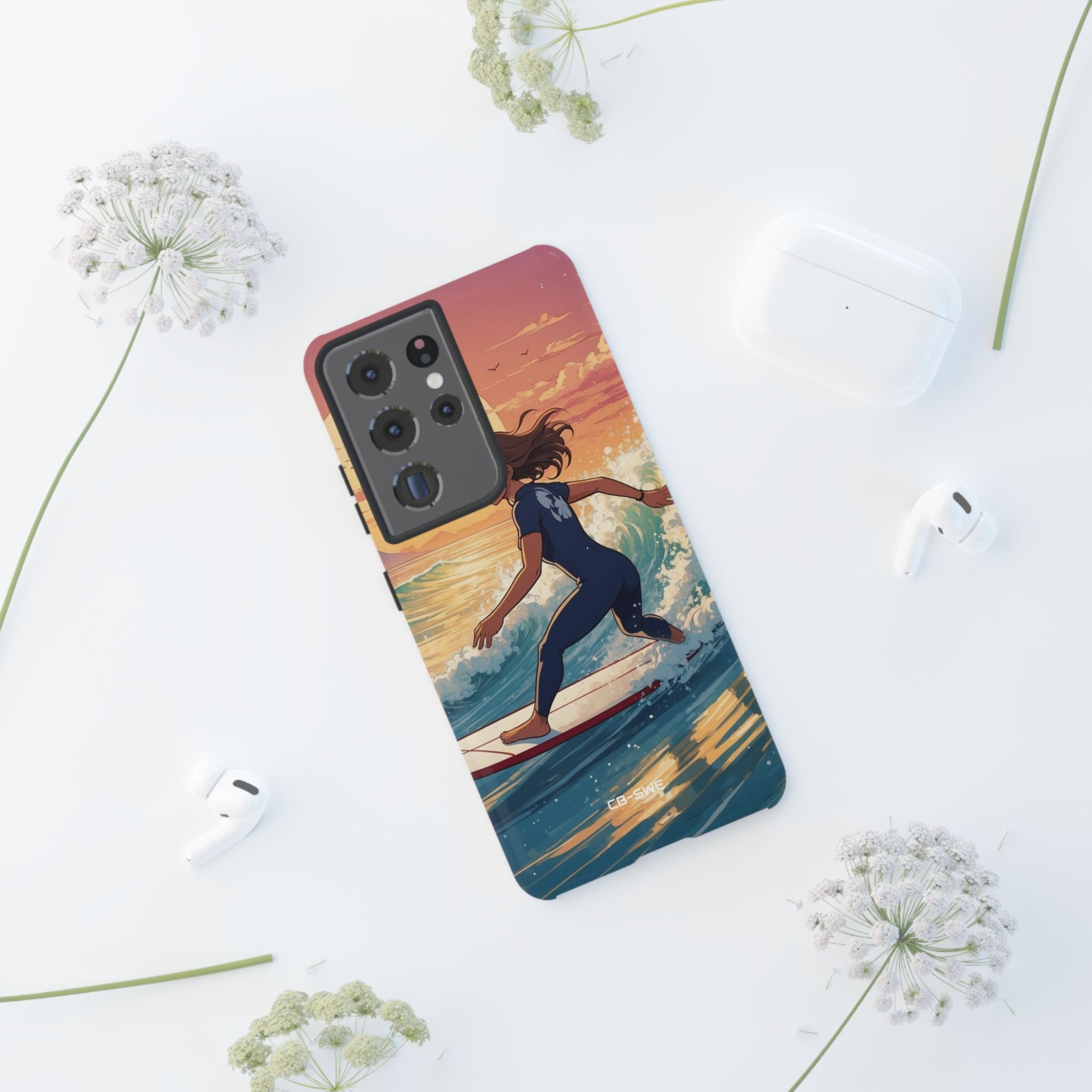 Surfing Into Sunset - Samsung Case