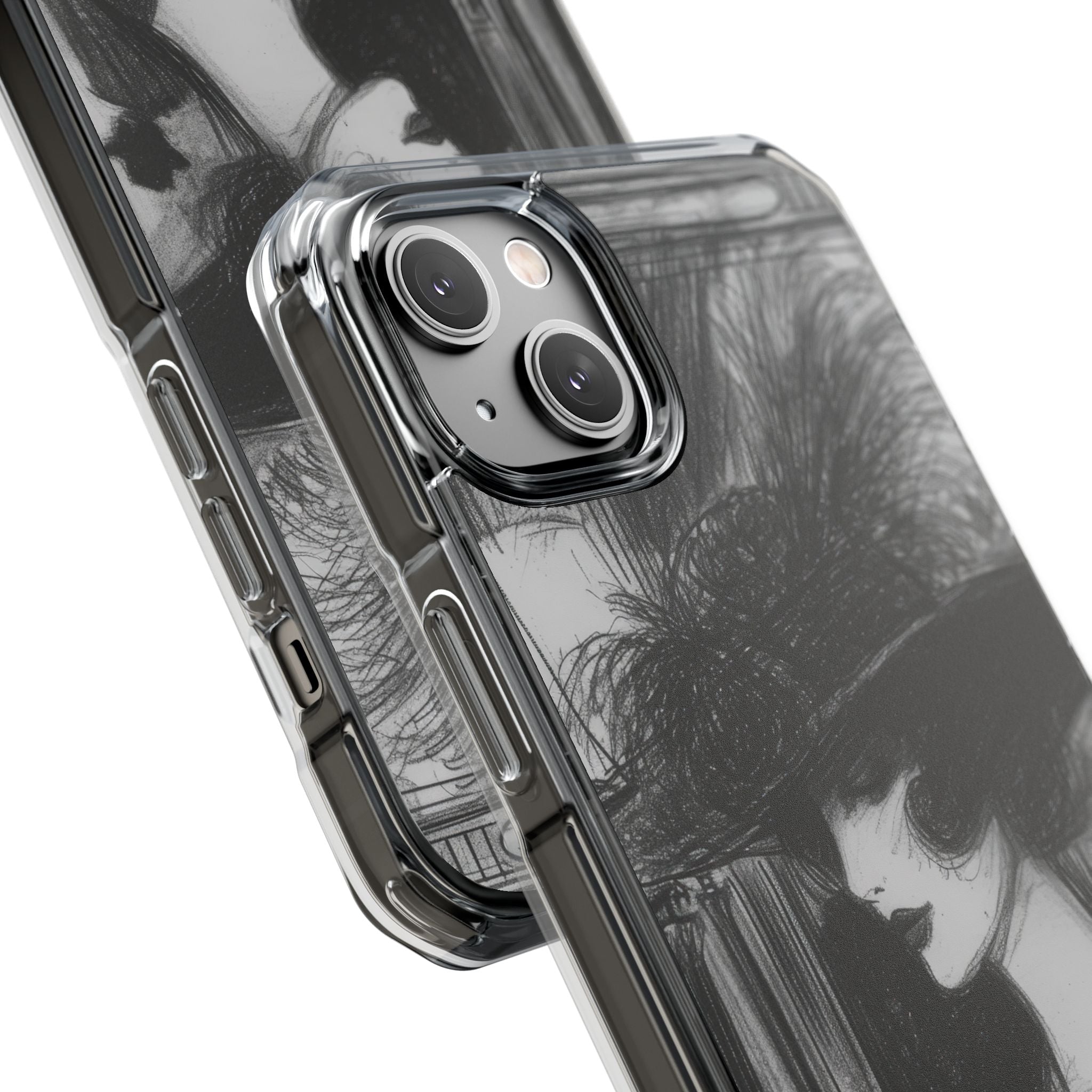 Vintage Feather Elegance iPhone 14 - Impact Clear+