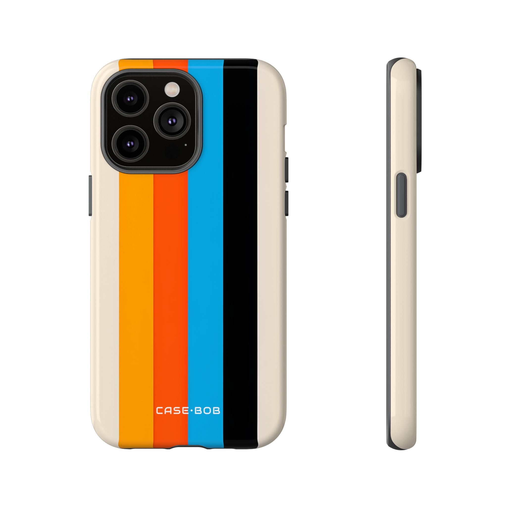 Vivid Stripe Harmony iPhone 14 Pro Max Case - Tough