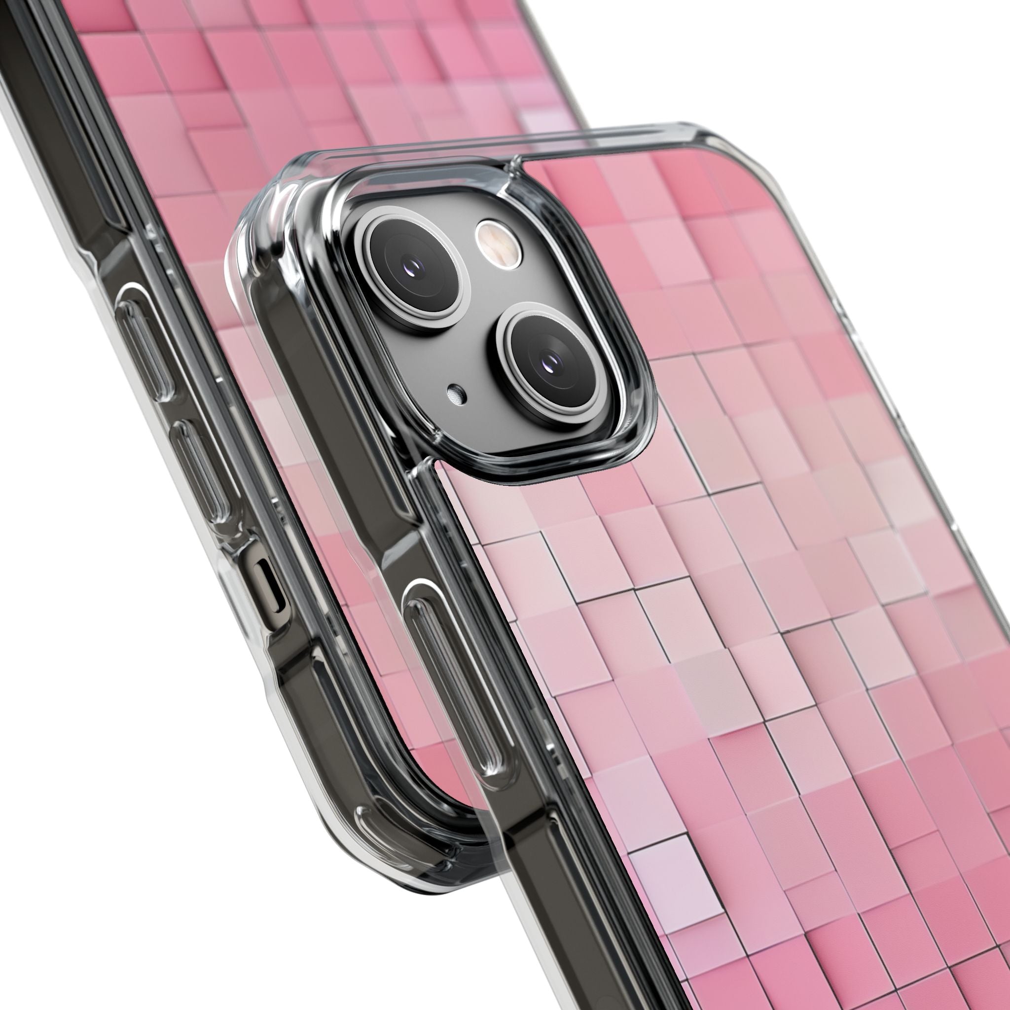 Pink Mosaic Glow iPhone 14 - Impact Clear+