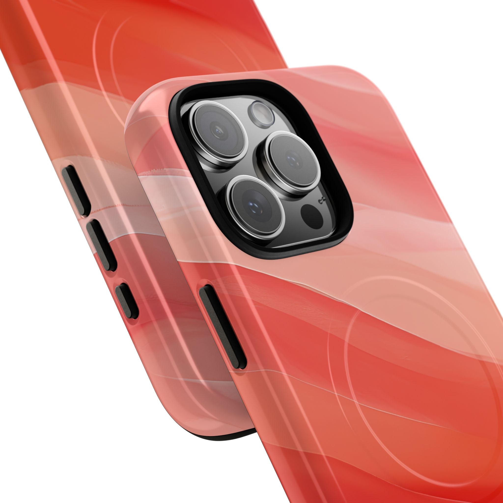 Flowing Coral Waves iPhone 16 - Tough+