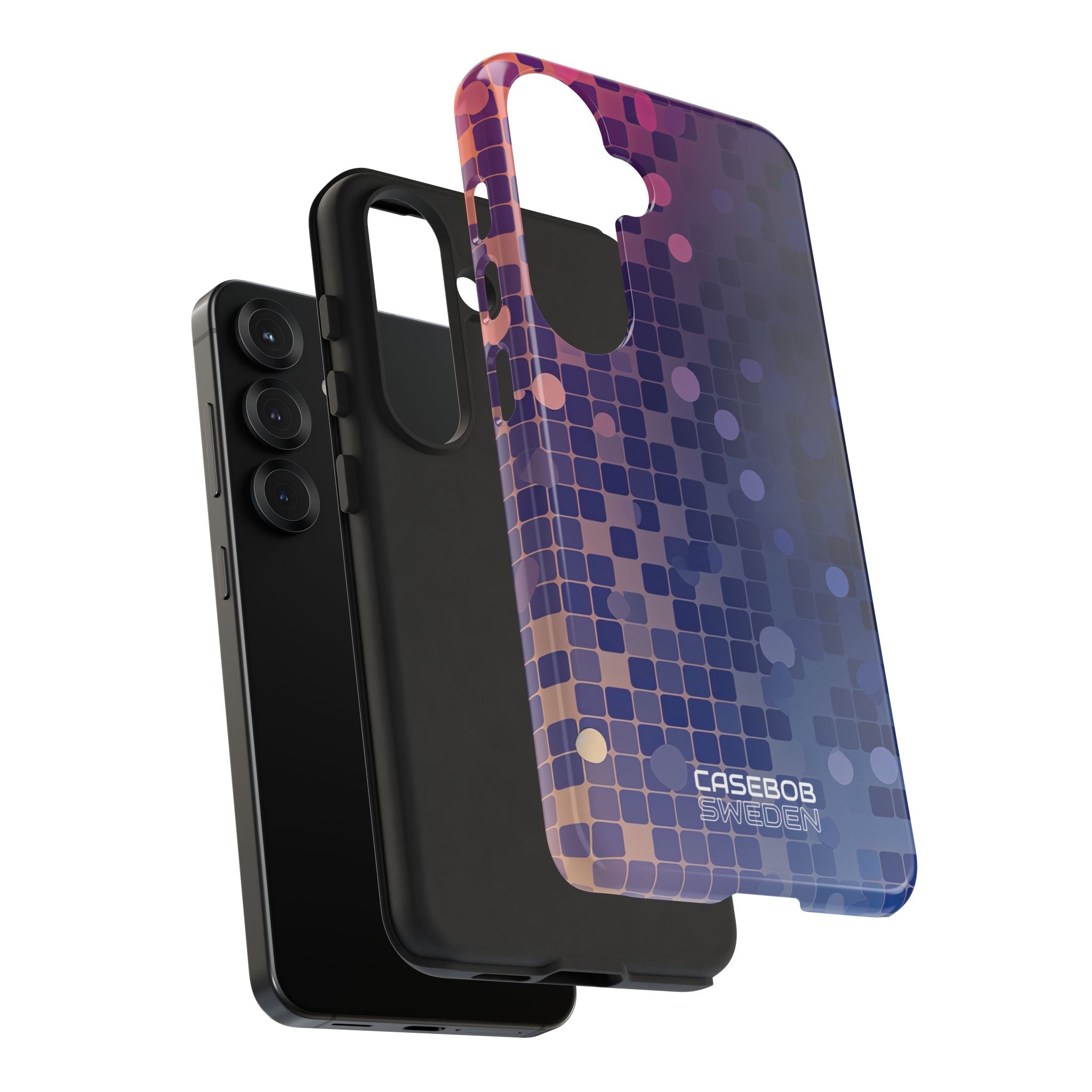 Levendige Pixel Bloom Samsung S25 - Tough