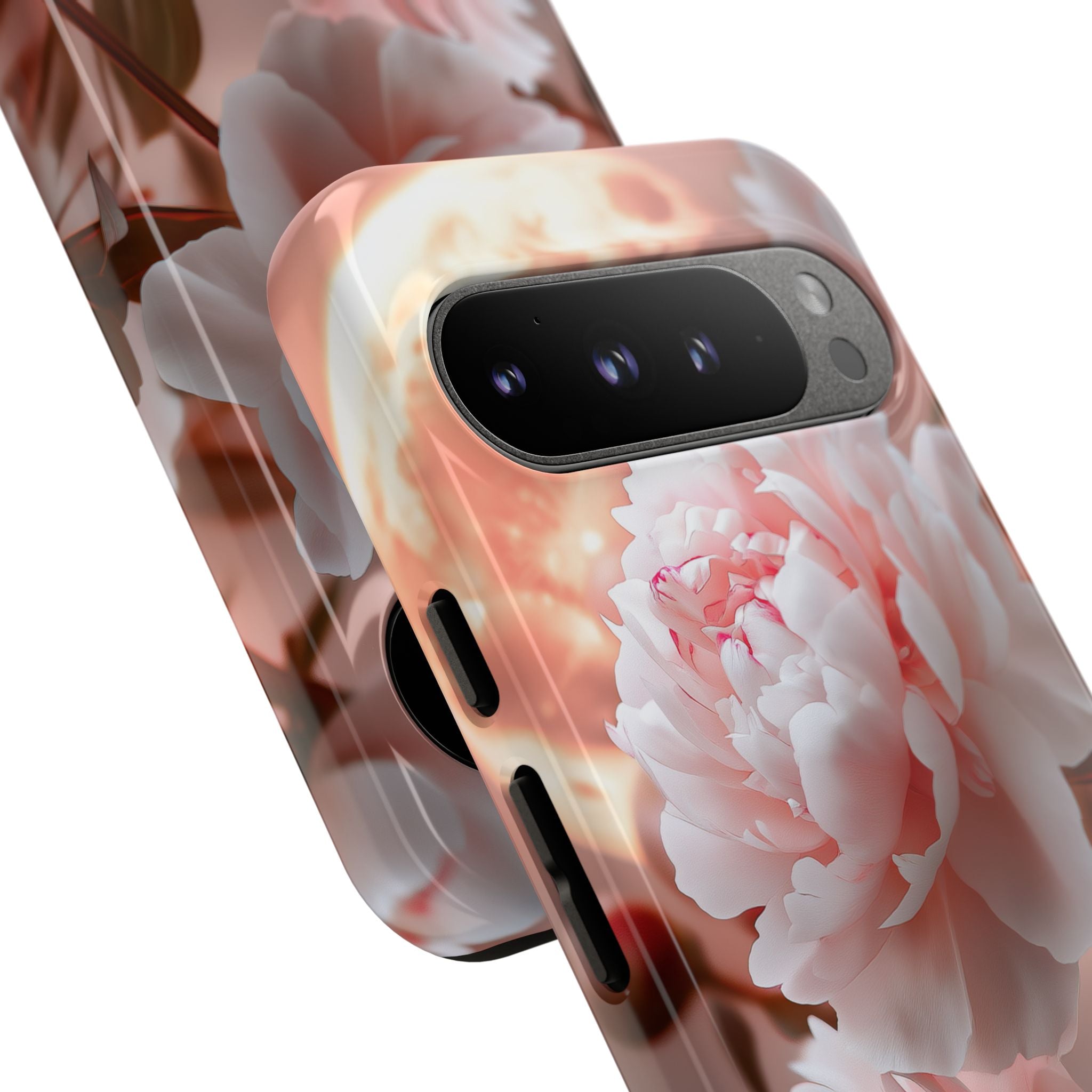 Peony Moonlight Google Pixel 9 Pro XL Case - Tough