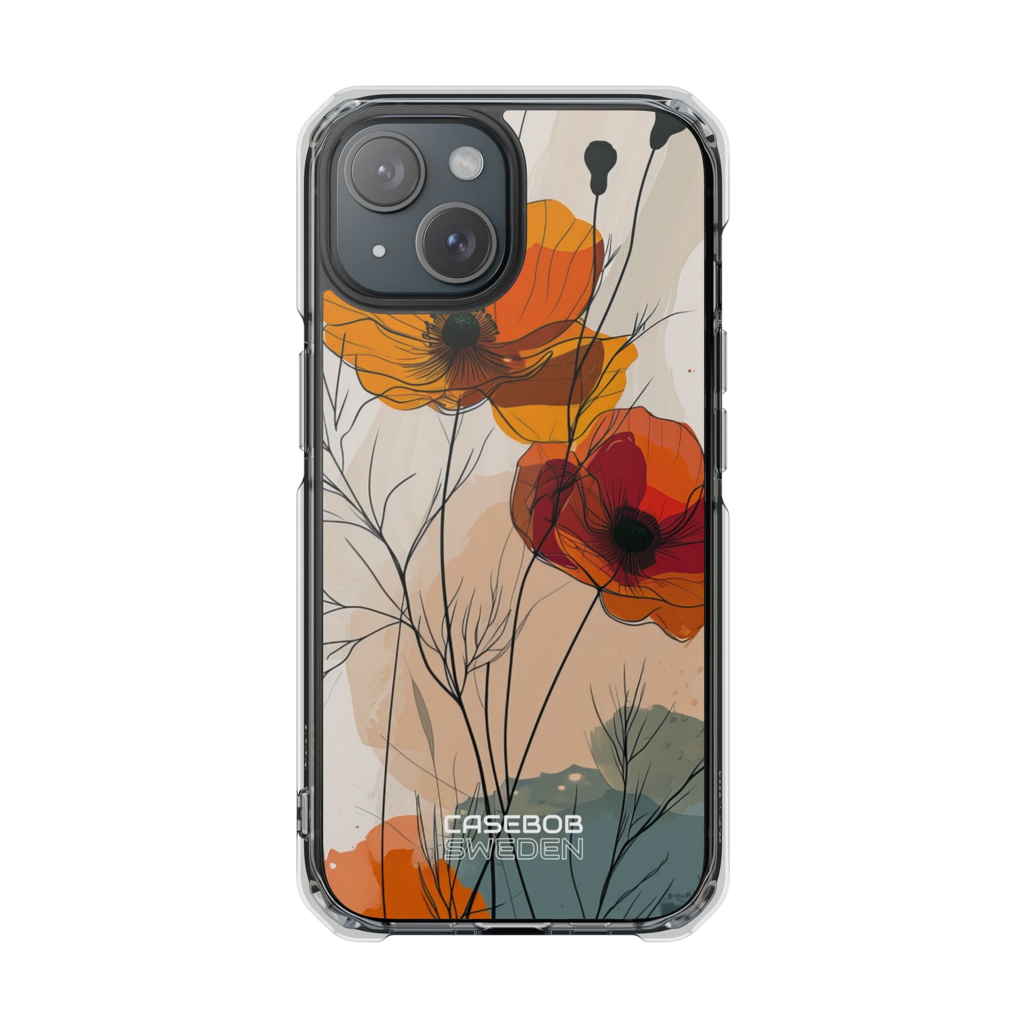Golden Bloom Dance iPhone 15 - Impact Clear+