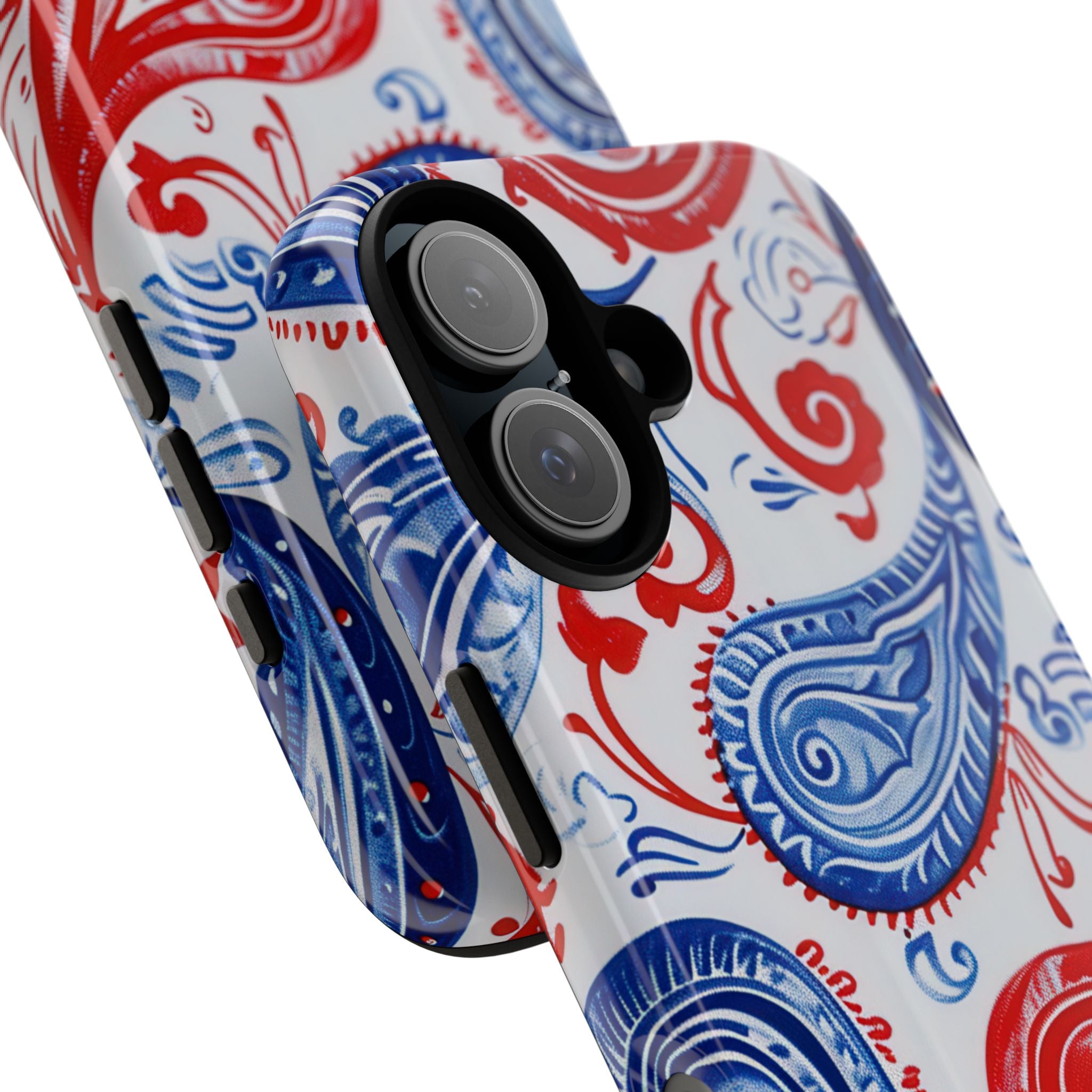 Vibrant Paisley Swirls iPhone 16 - Tough