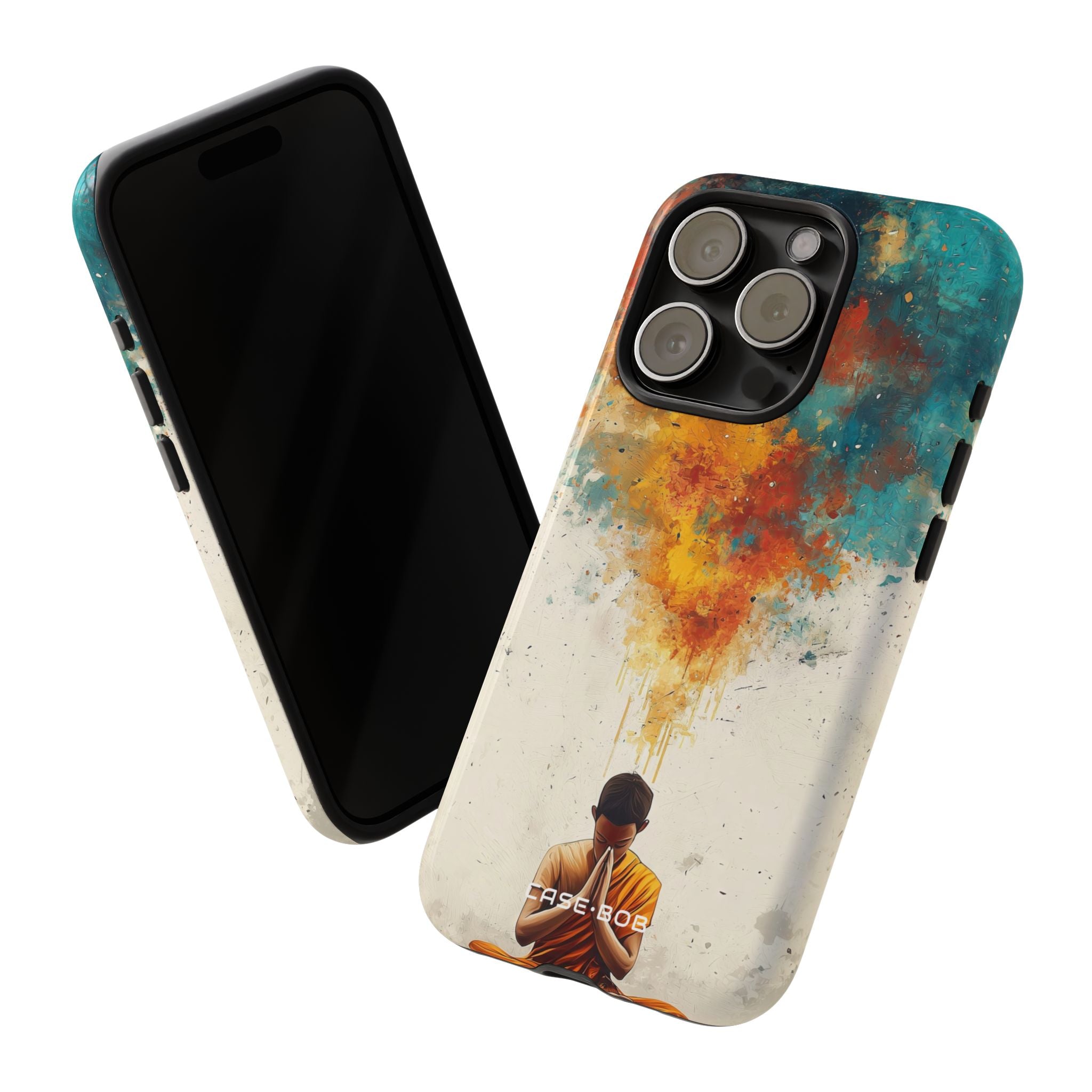 Meditative Glow iPhone 15 Pro Case - Tough