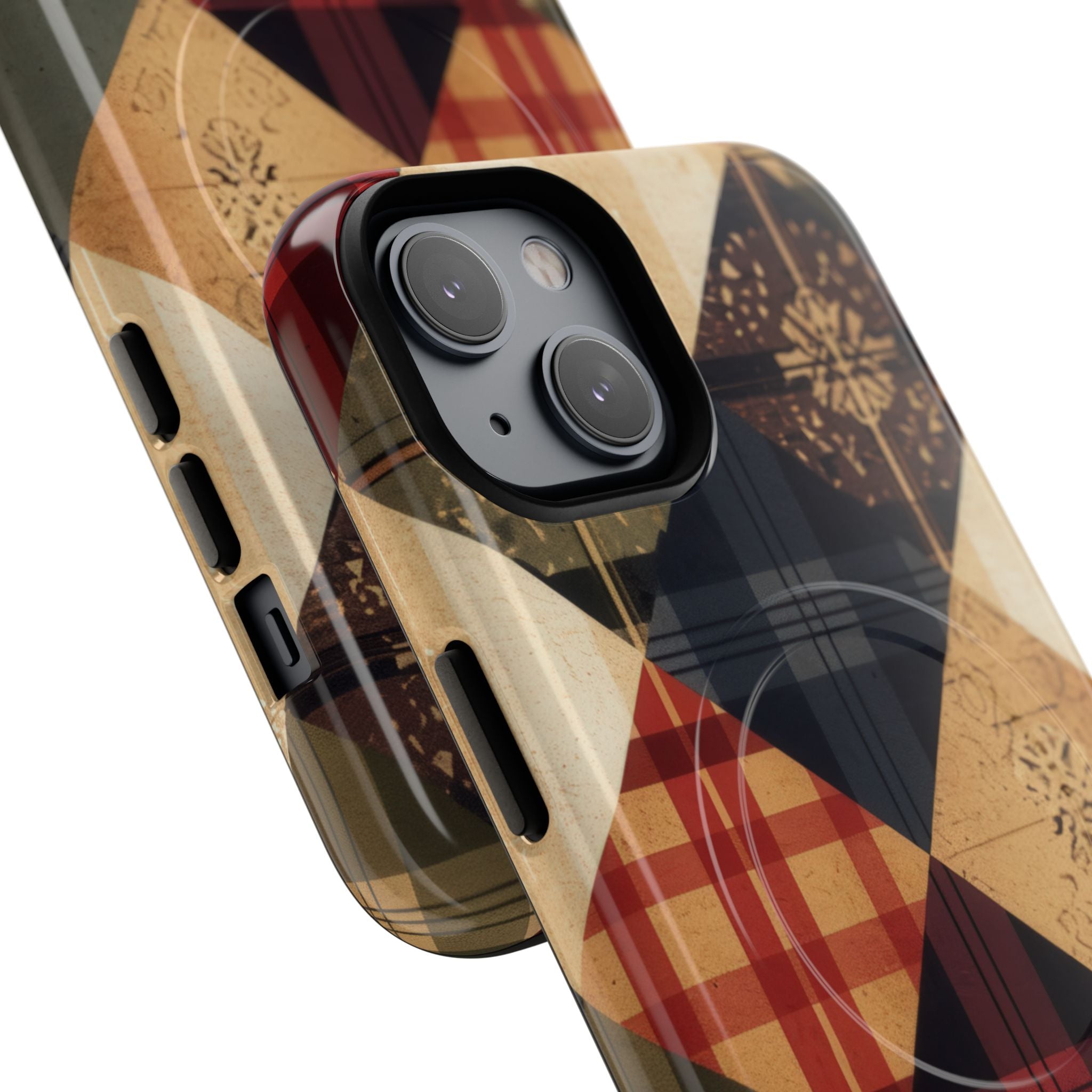 Rustic Quilt Charm iPhone 14 - Tough+
