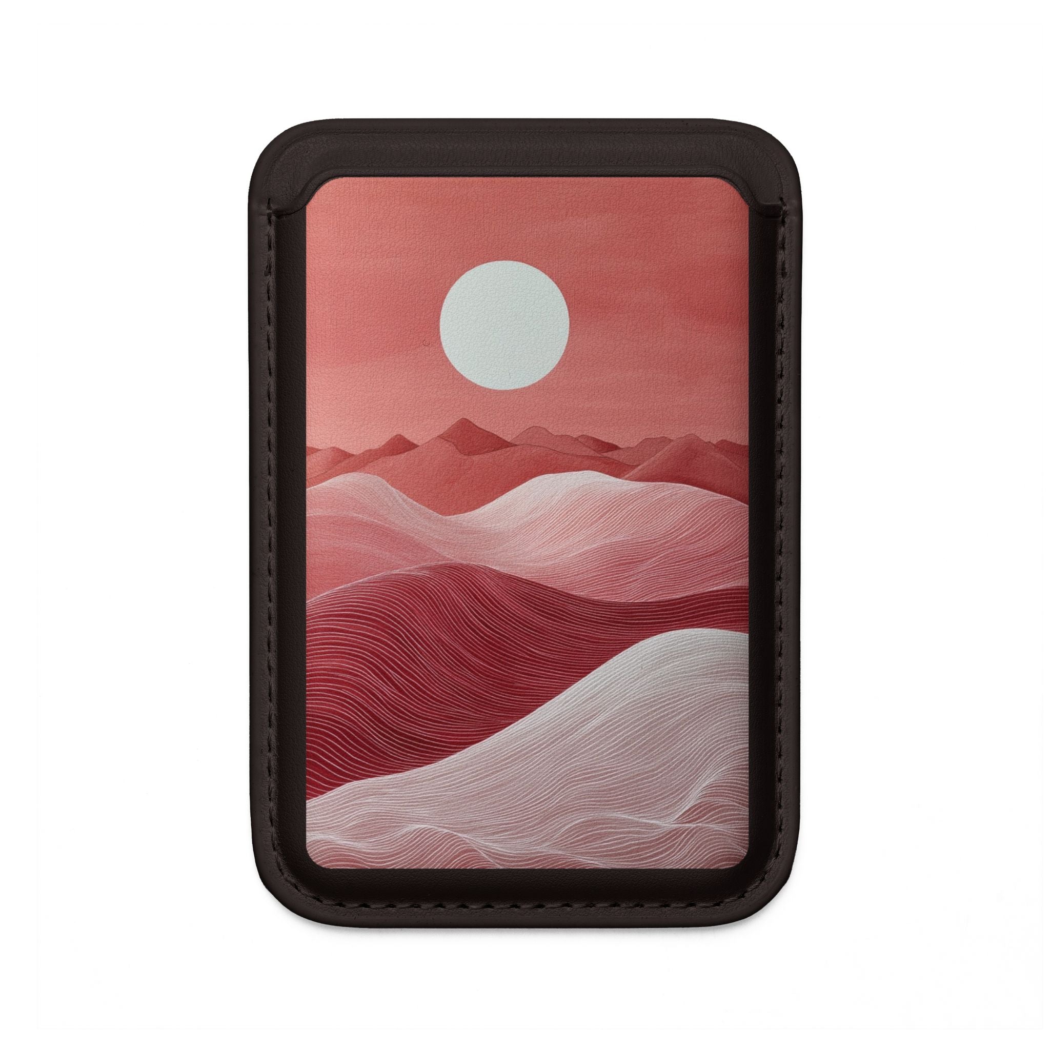 White Orb Dunes Wallet – MagSafe Ready