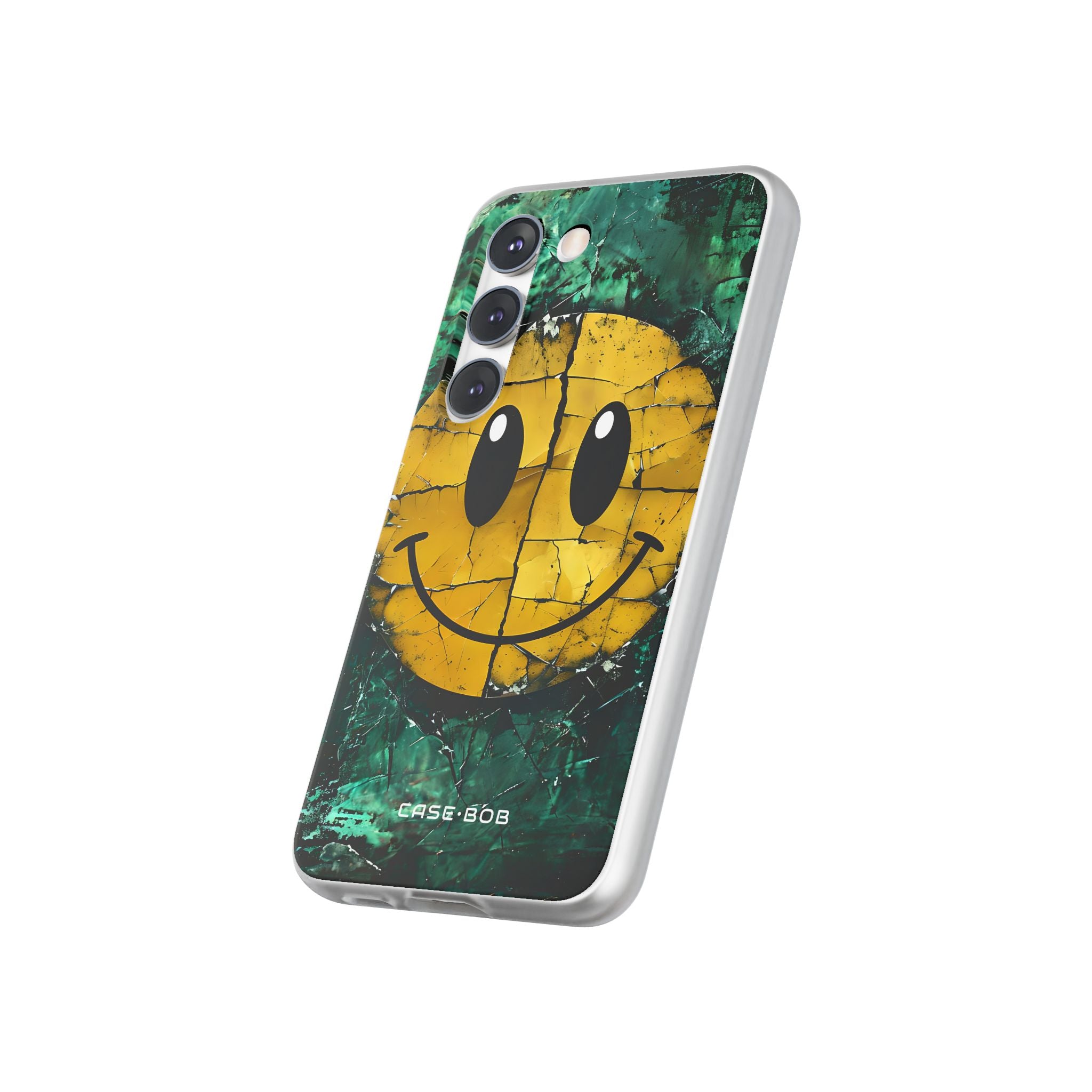 Cracked Smiley Samsung S23 Case - Soft