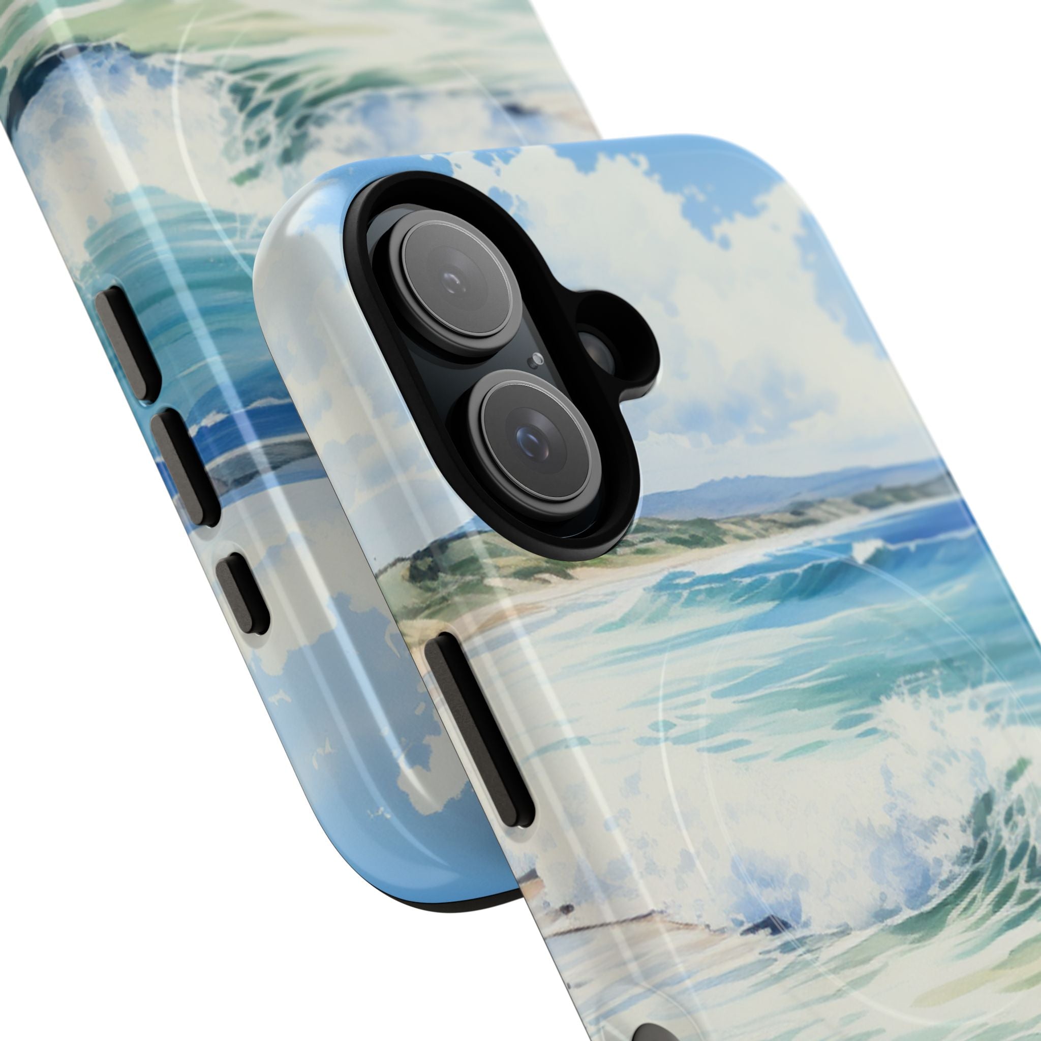Foamy Wave Breeze iPhone 16 Case - Tough+