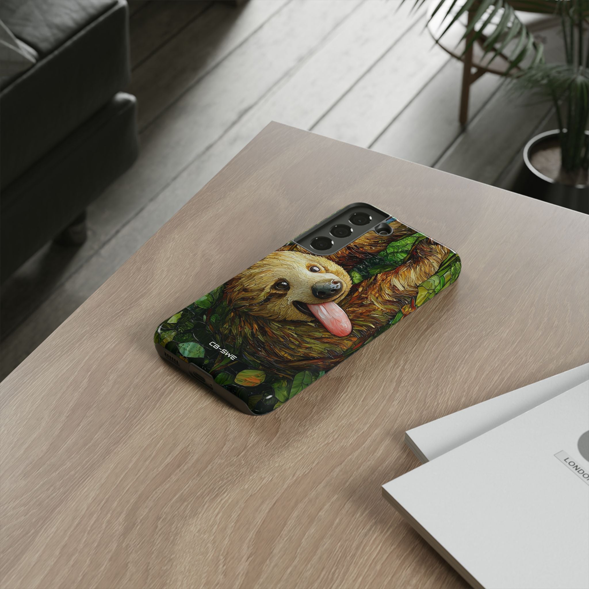 Sloth Hangs Playfully - Samsung Case