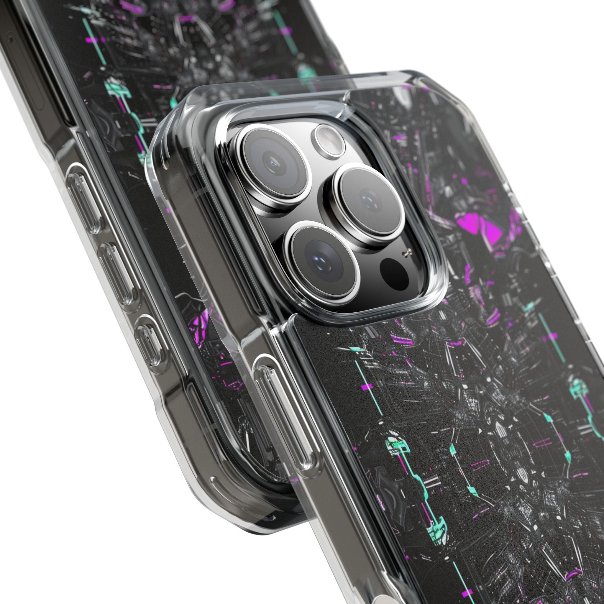 Cybernetic Neon Nexus iPhone 16 - Impact Clear+