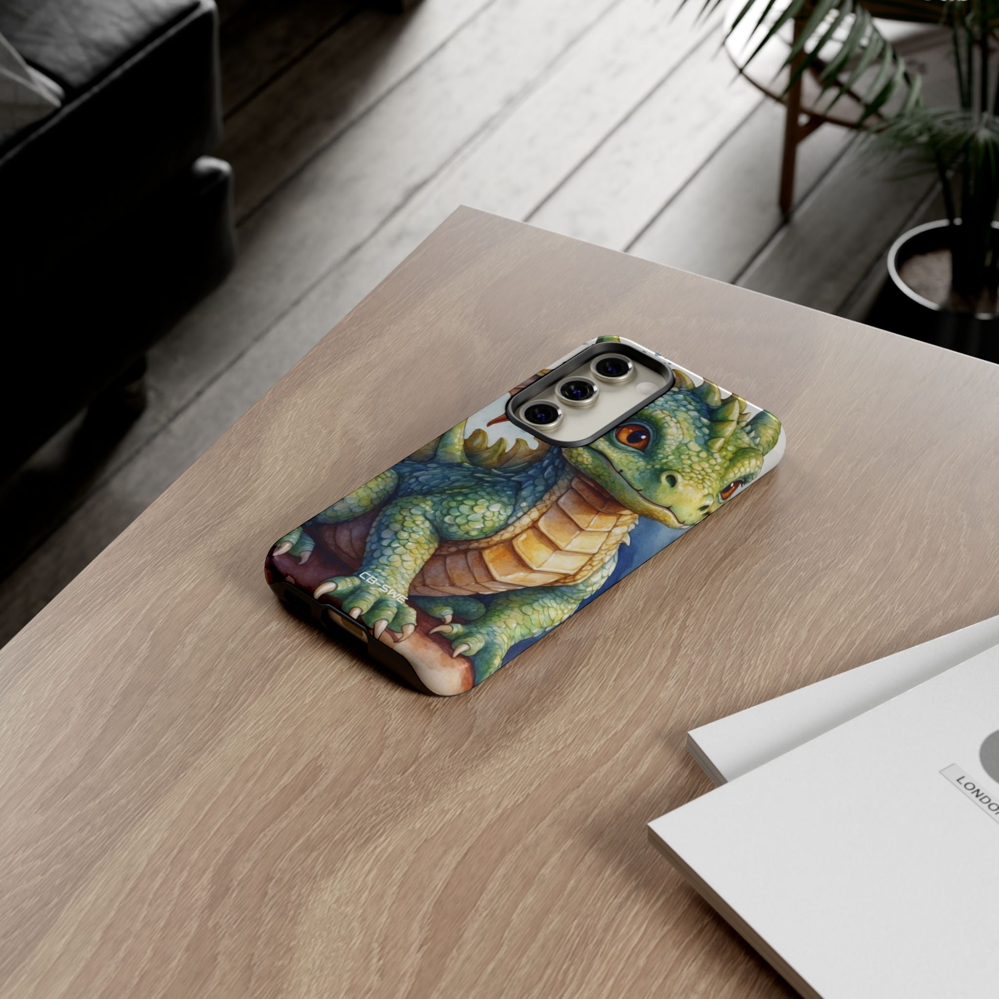 Green Dragon Smiles - Samsung Case