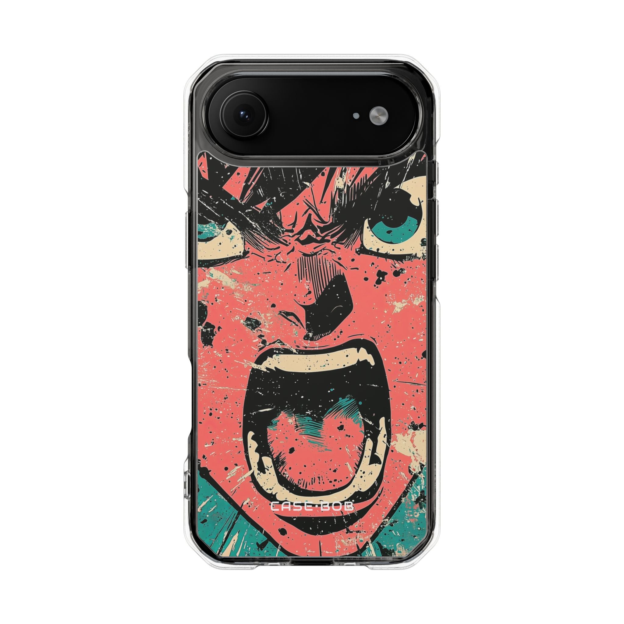 Screaming Teal Face iPhone 17 Air Case - Impact