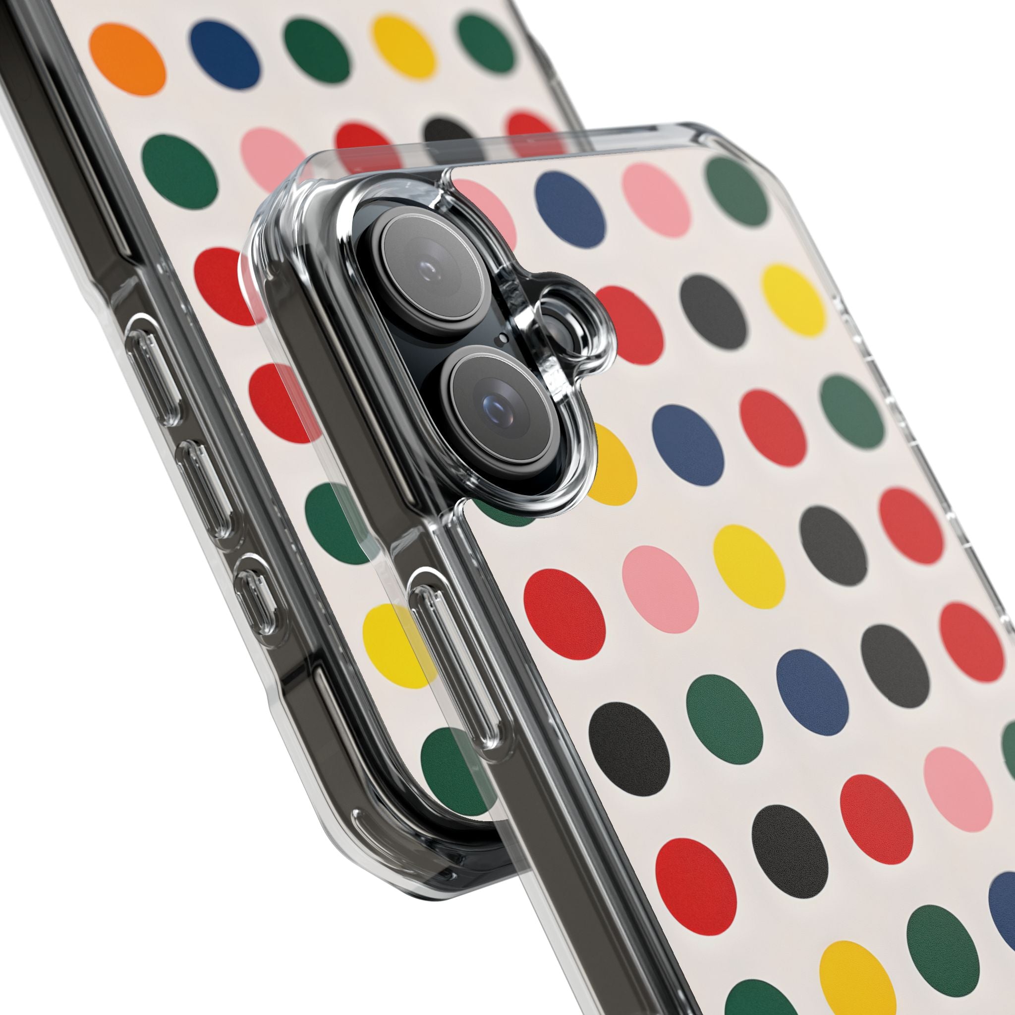 Colorful Circle Grid iPhone 16 - Impact Clear+