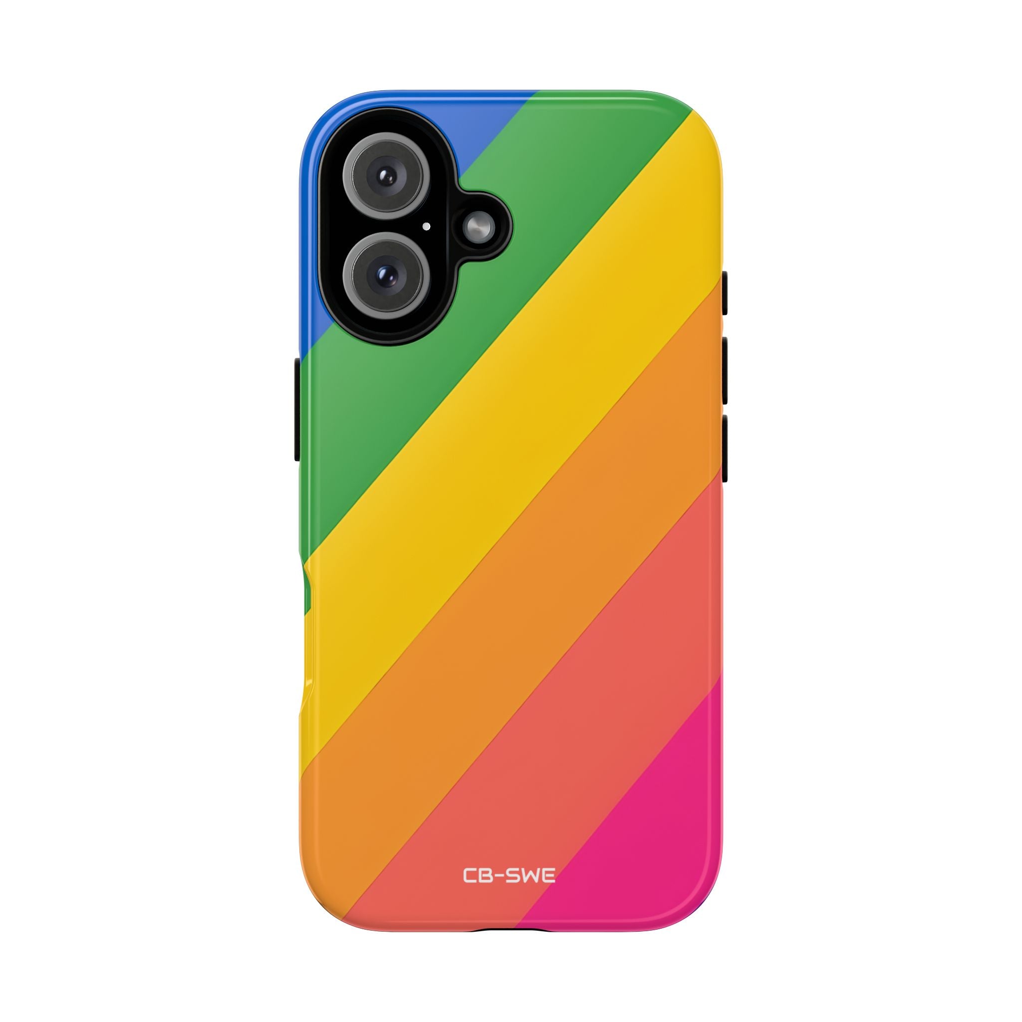 Vibrant Geometric Spectrum - iPhone Case