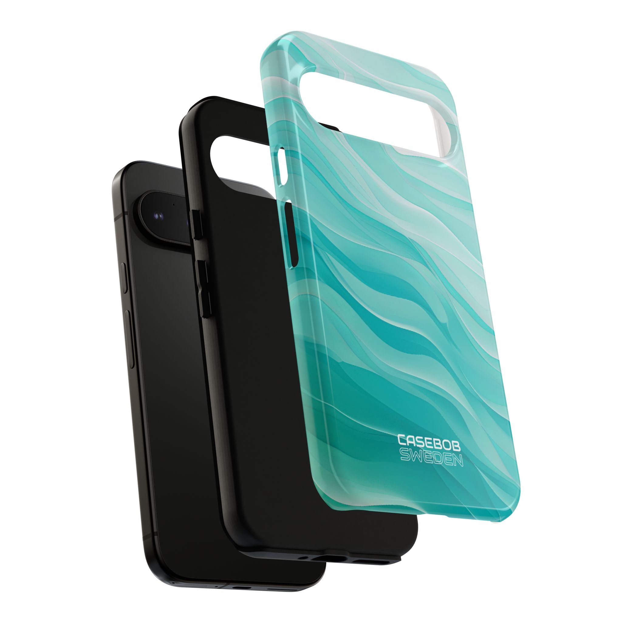 Kalmerende Aqua-golven Google Pixel 9 - Tough