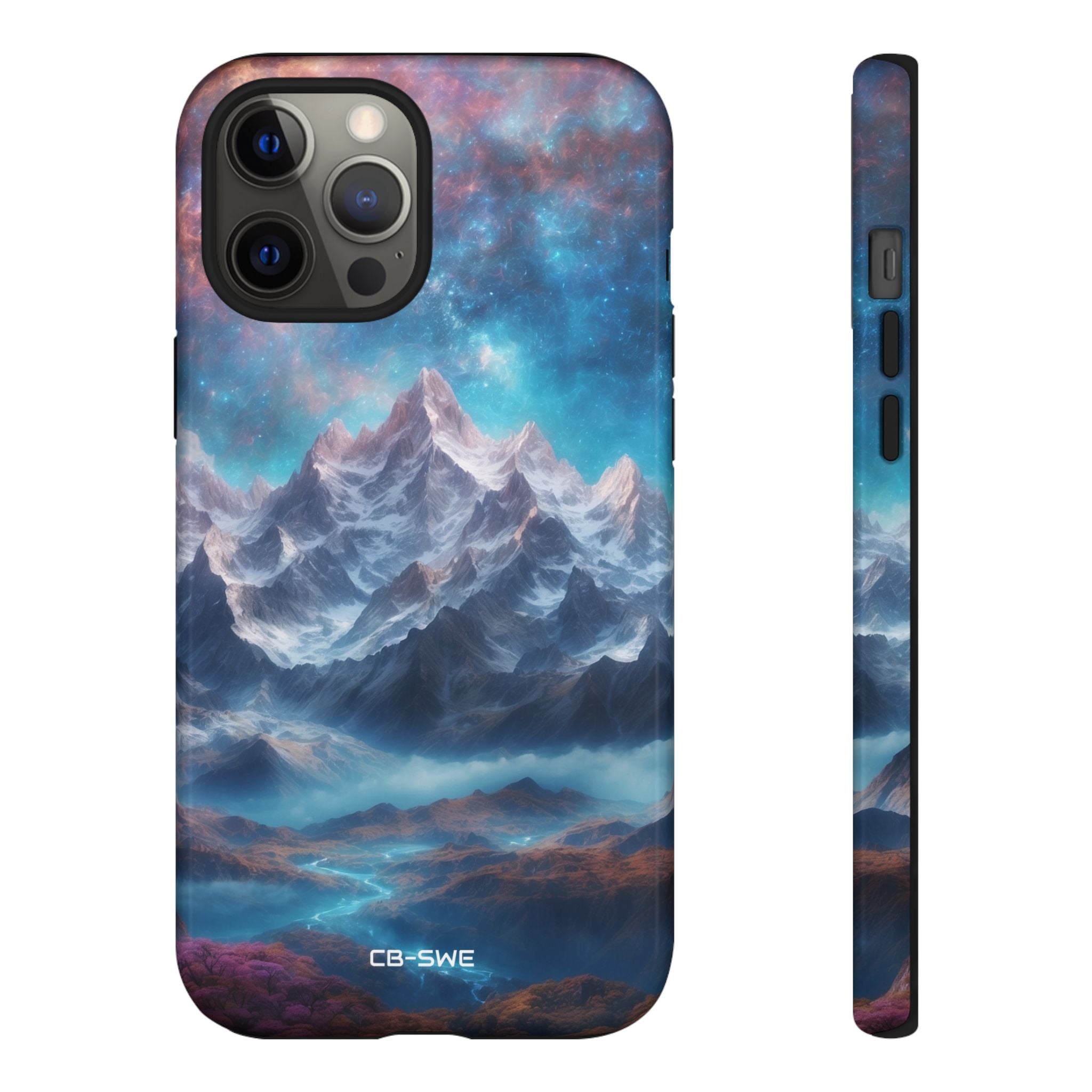 Celestial Mountains Rise - iPhone Case