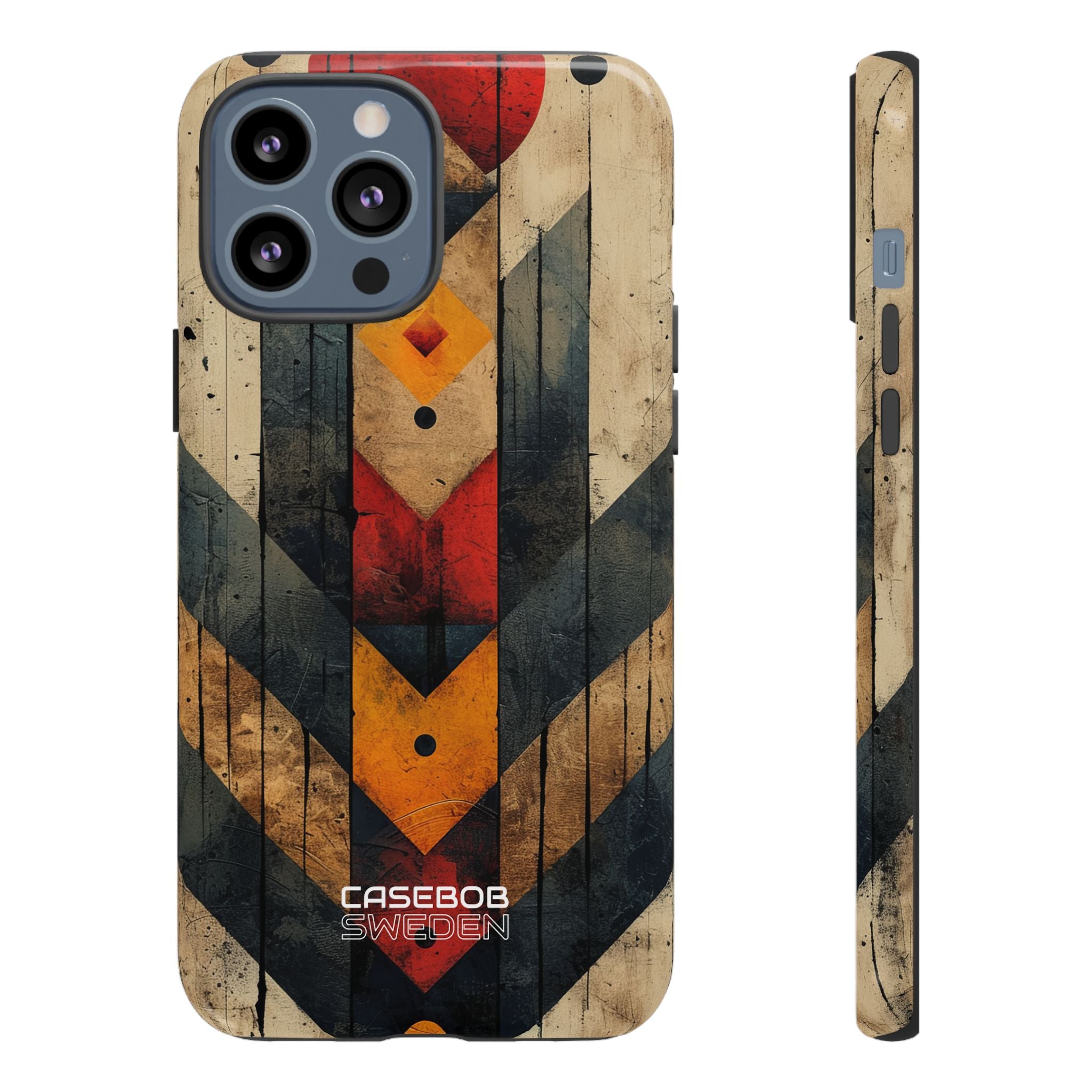 Geometric Fire Rise iPhone 13 - Tough