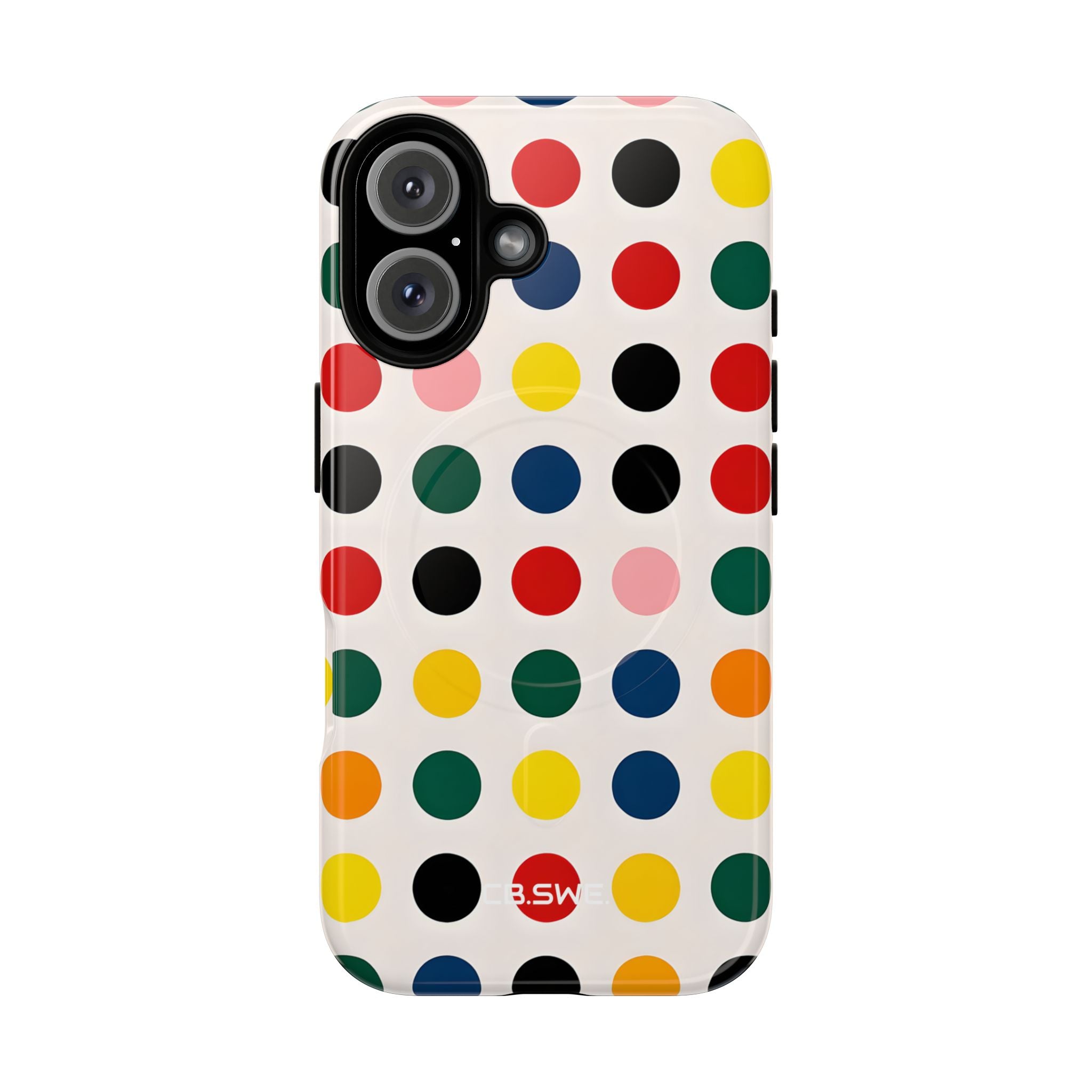 Colorful Circle Grid iPhone 16 - Tough+