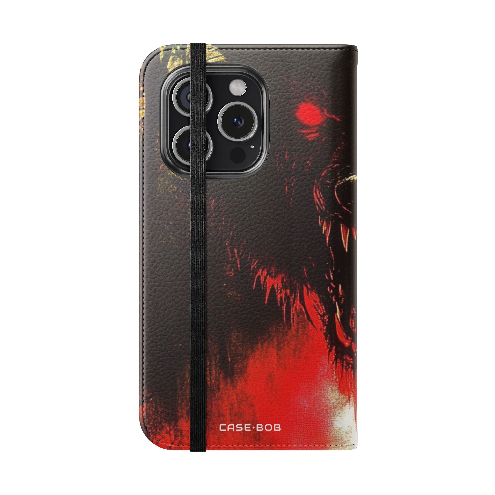 Wolf Moon Glare - iPhone 15 Pro Case - Wallet