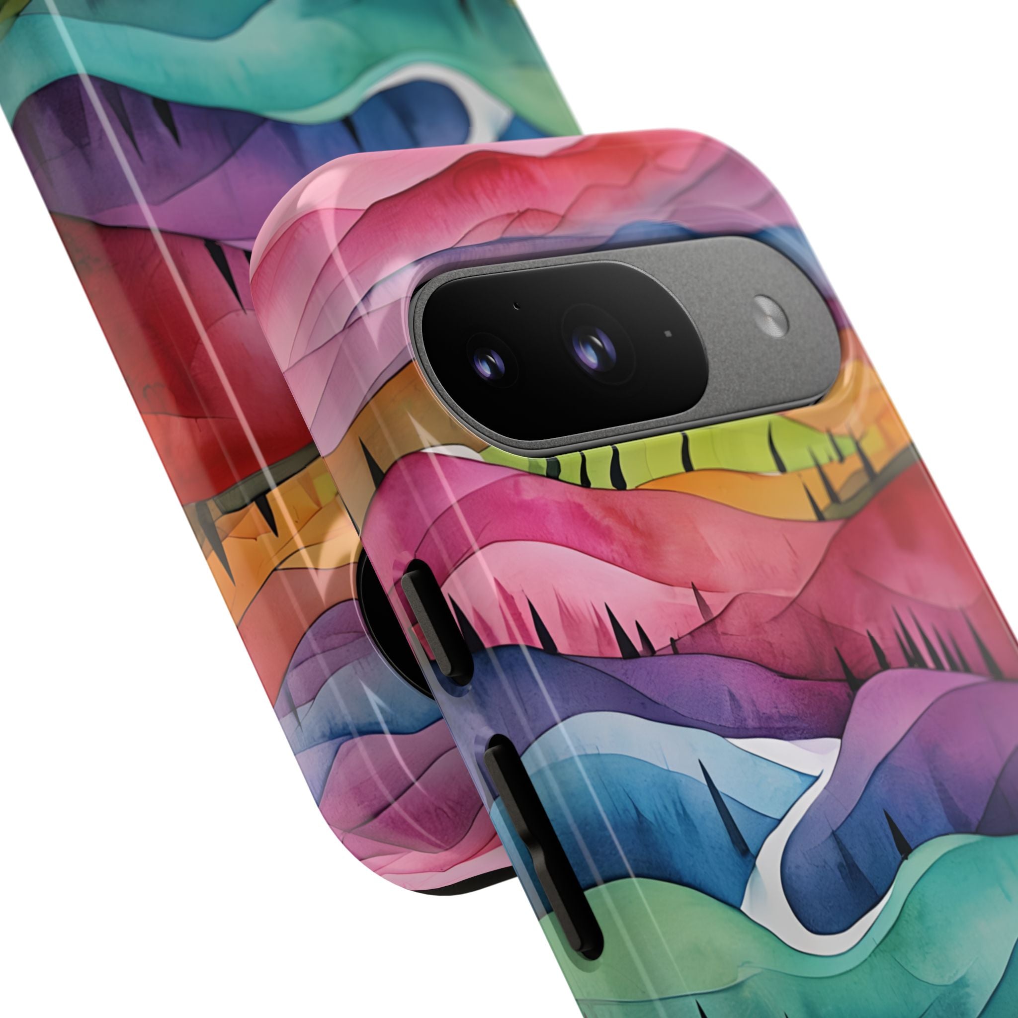Whimsical Colorful Valleys - Google Pixel Case