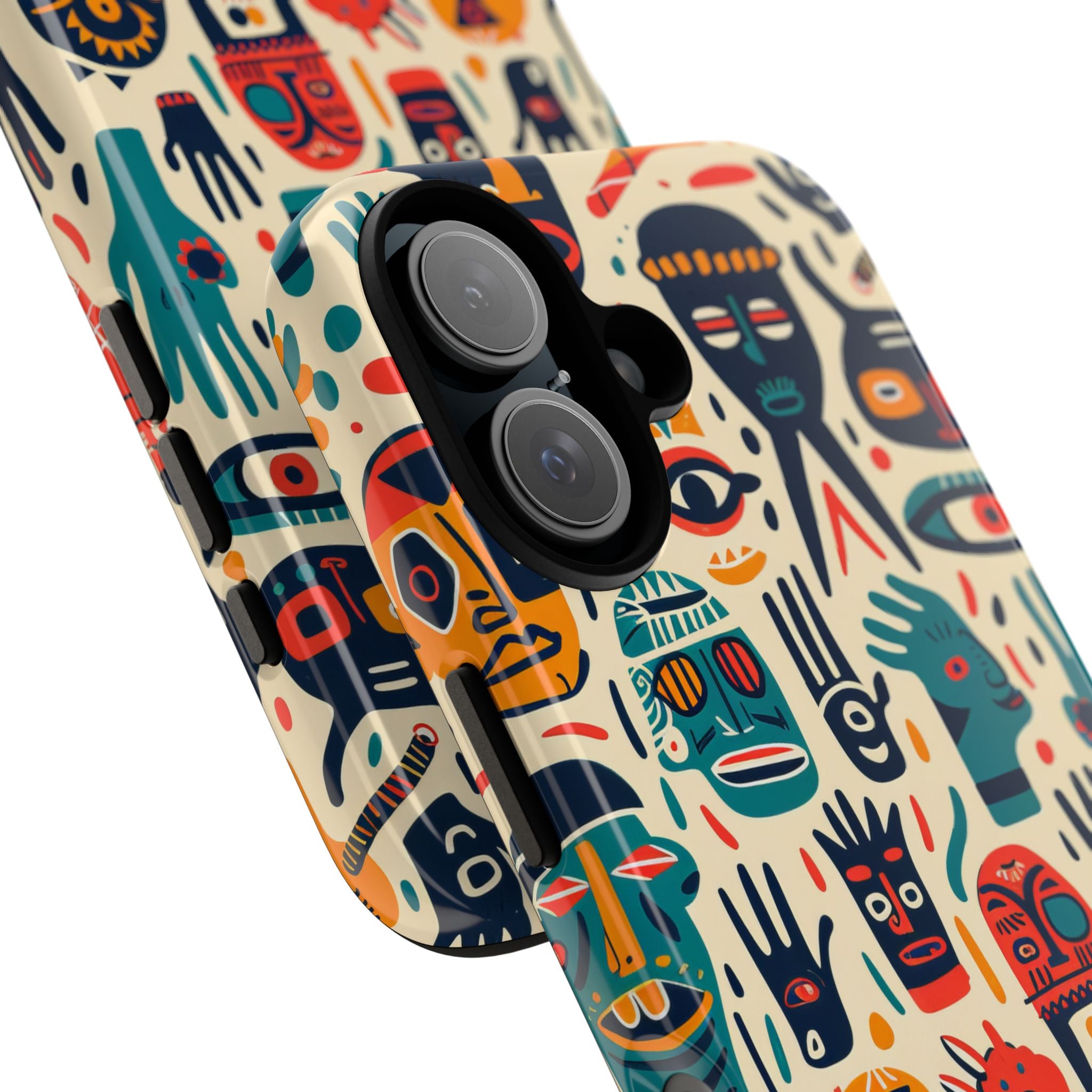 Vivid Faces iPhone 16 Pro Case - Tough