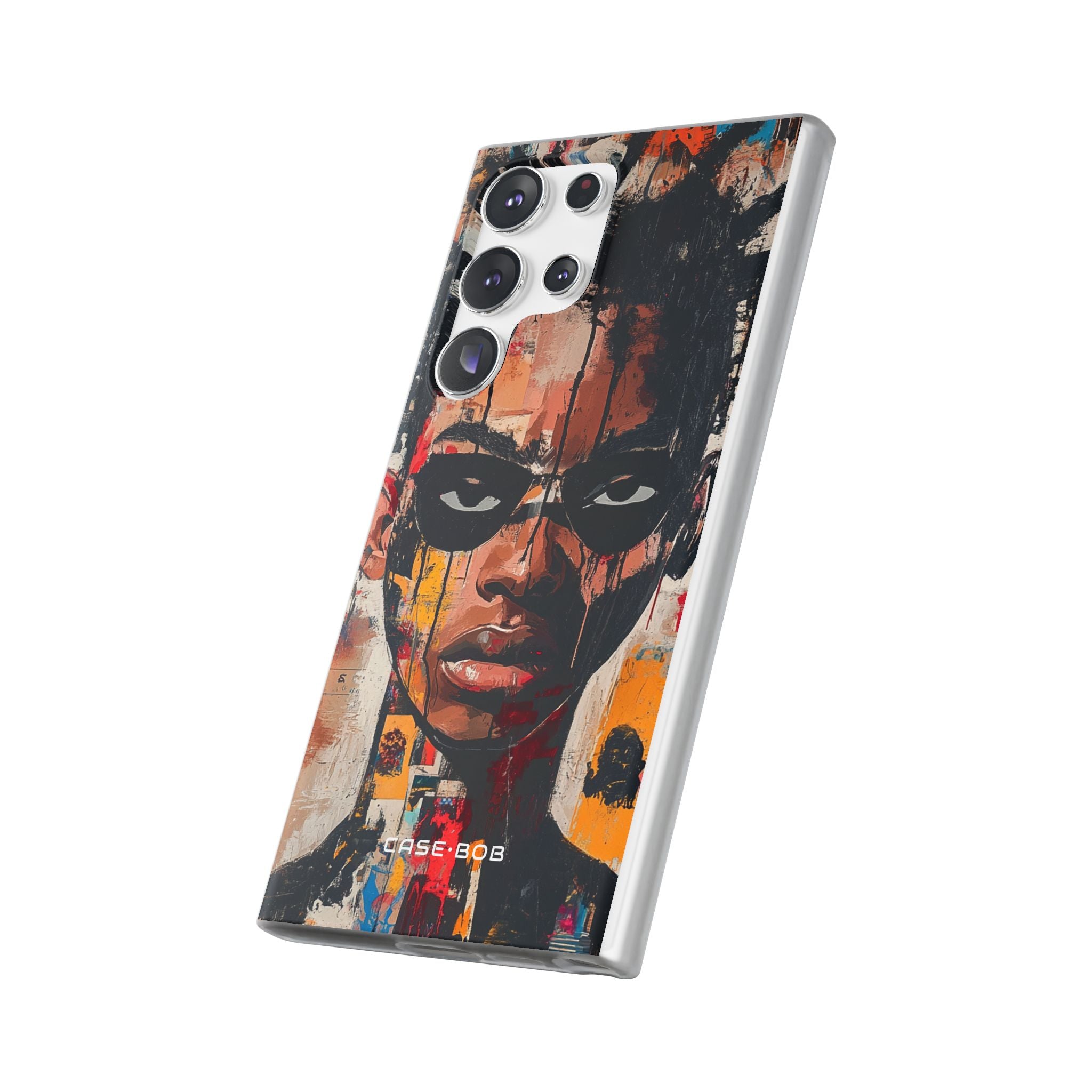 Masked Portrait Drips Samsung S23 Ultra Case - Soft
