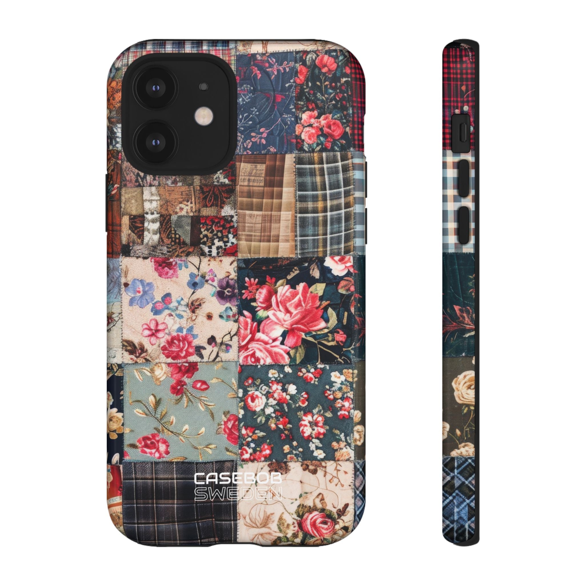 Patchwork Floral Quilt iPhone 12 - Tough