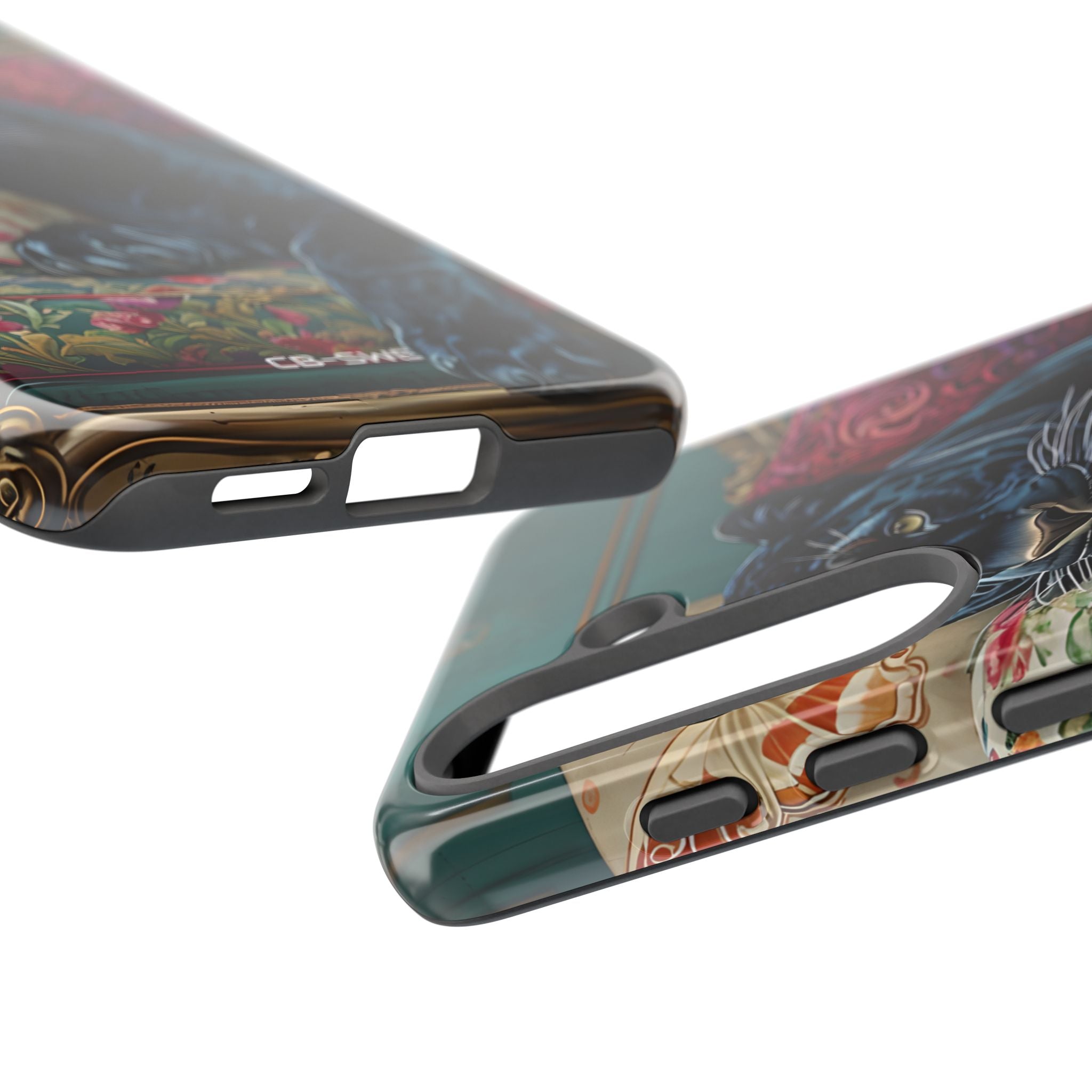 Panther on Vintage Chaise - Samsung Case