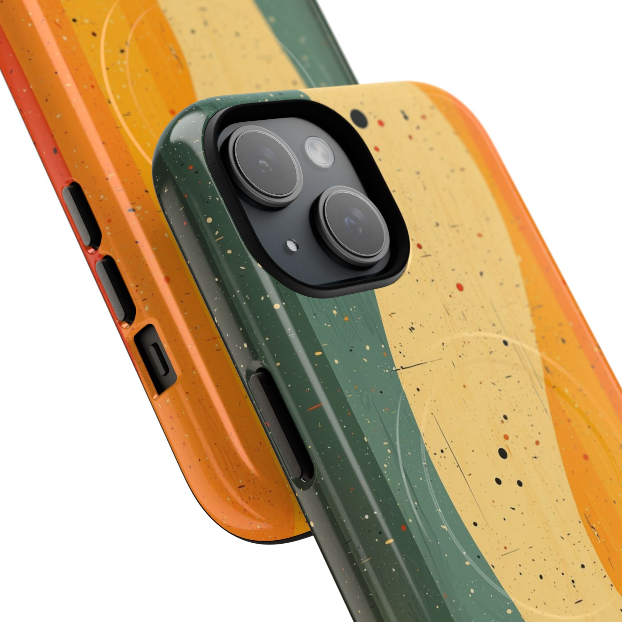 Wavy Forest Veil iPhone 15 Case - Tough+