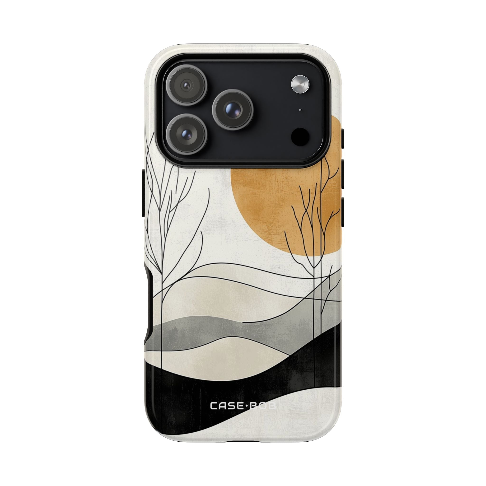 Orange Halo iPhone 17 Pro Case - Tough