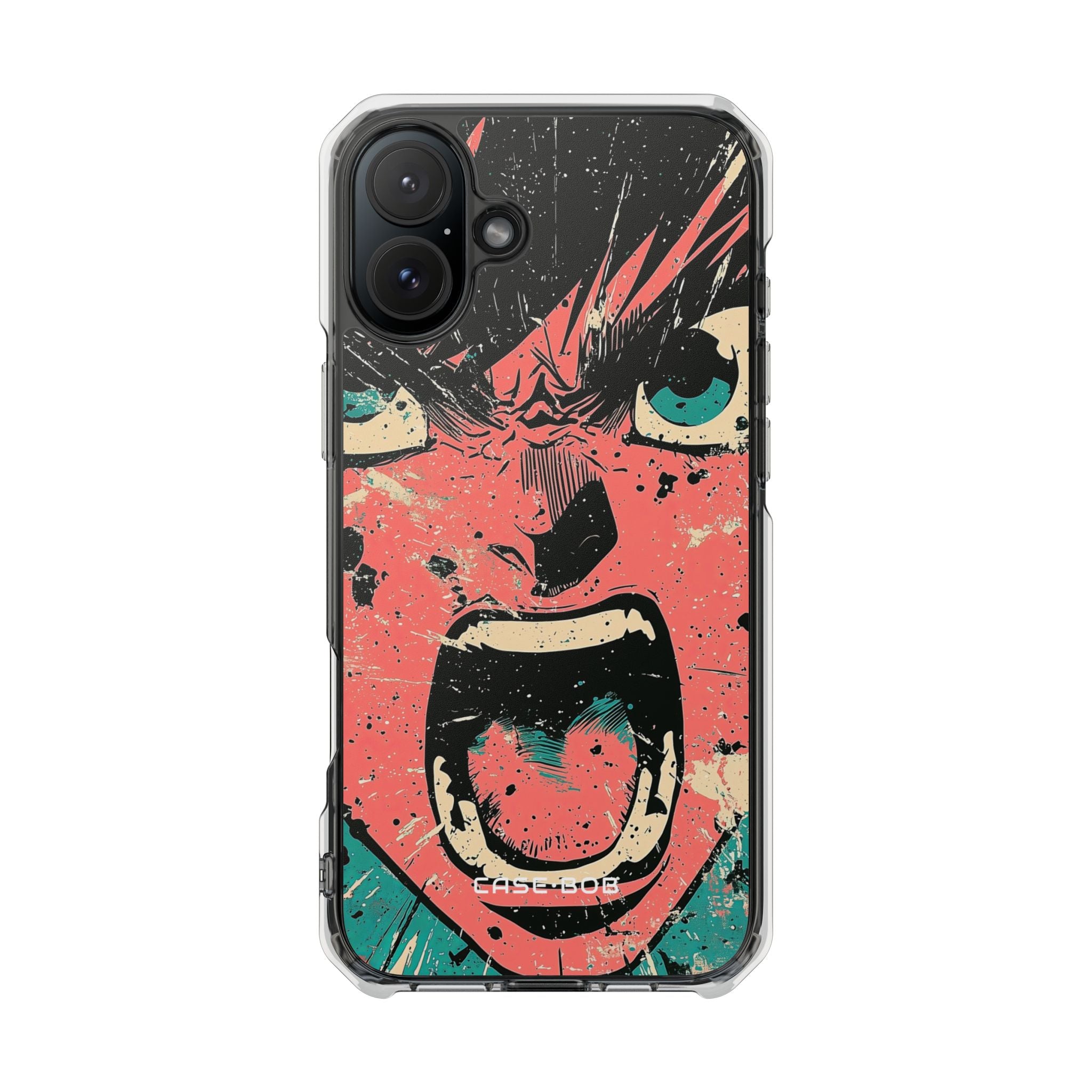 Screaming Face Pink iPhone 16 Plus Case - Impact