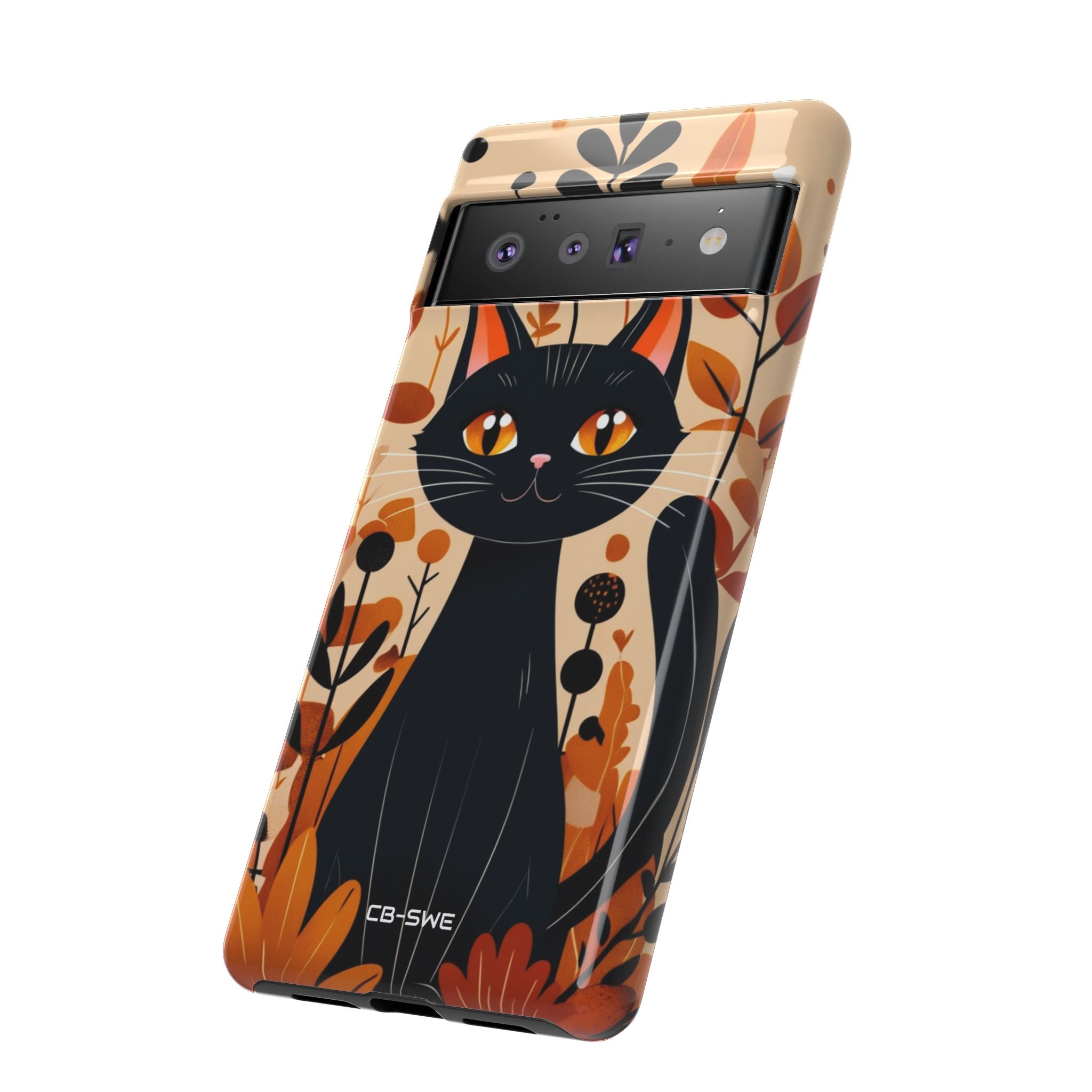 Autumnal Cat Whimsy - Google Pixel Case