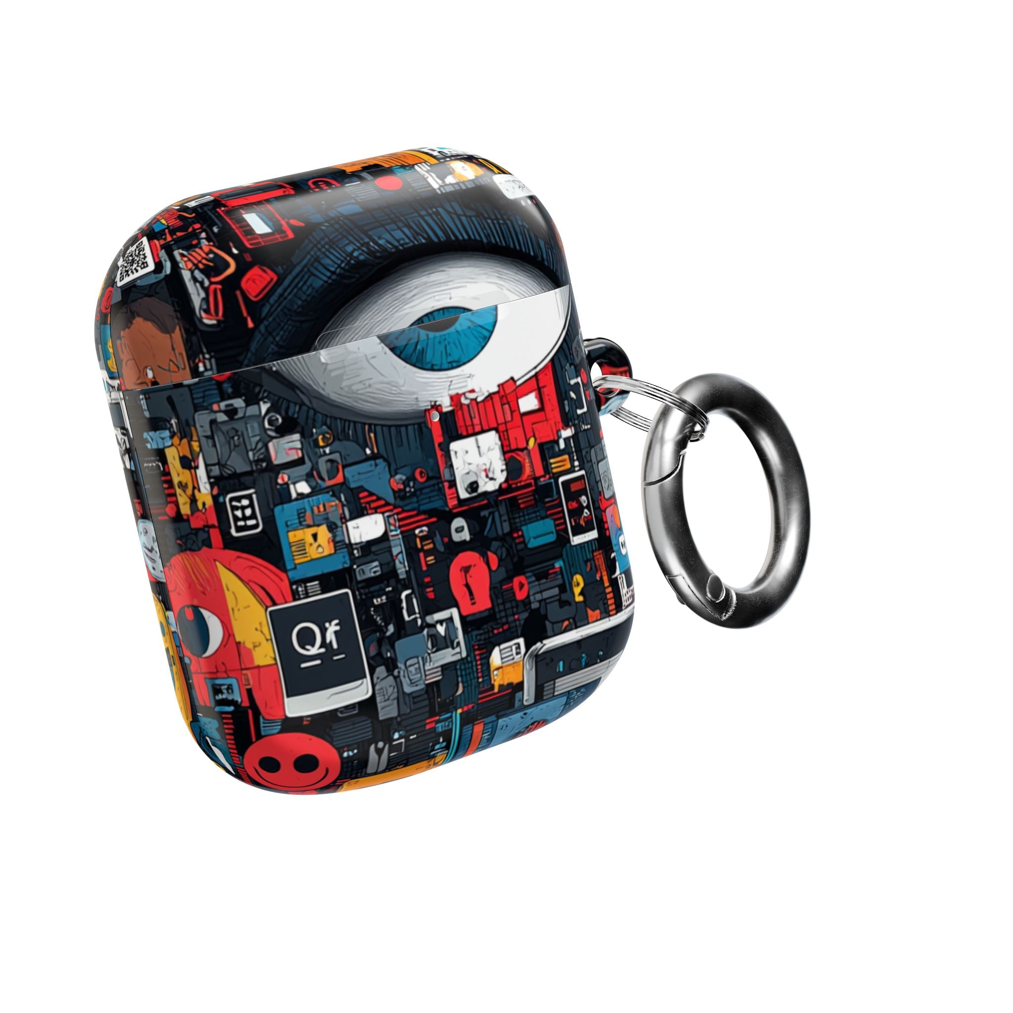 Sininen katse mosaiikki - AirPods Case