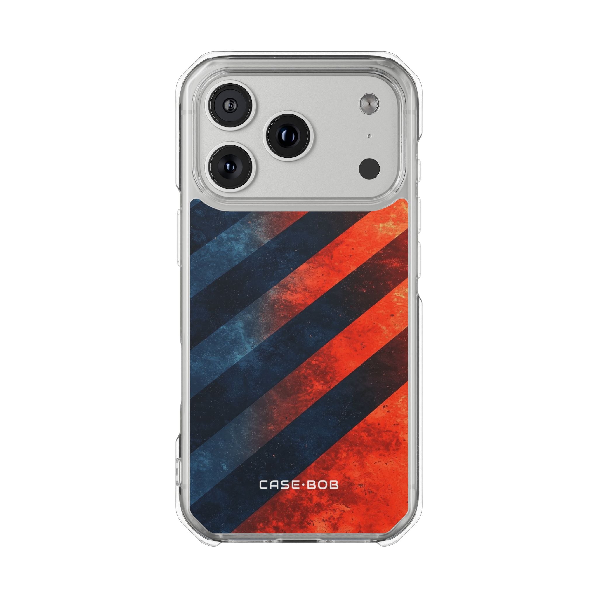 Striped Ember iPhone 17 Pro Case - Impact