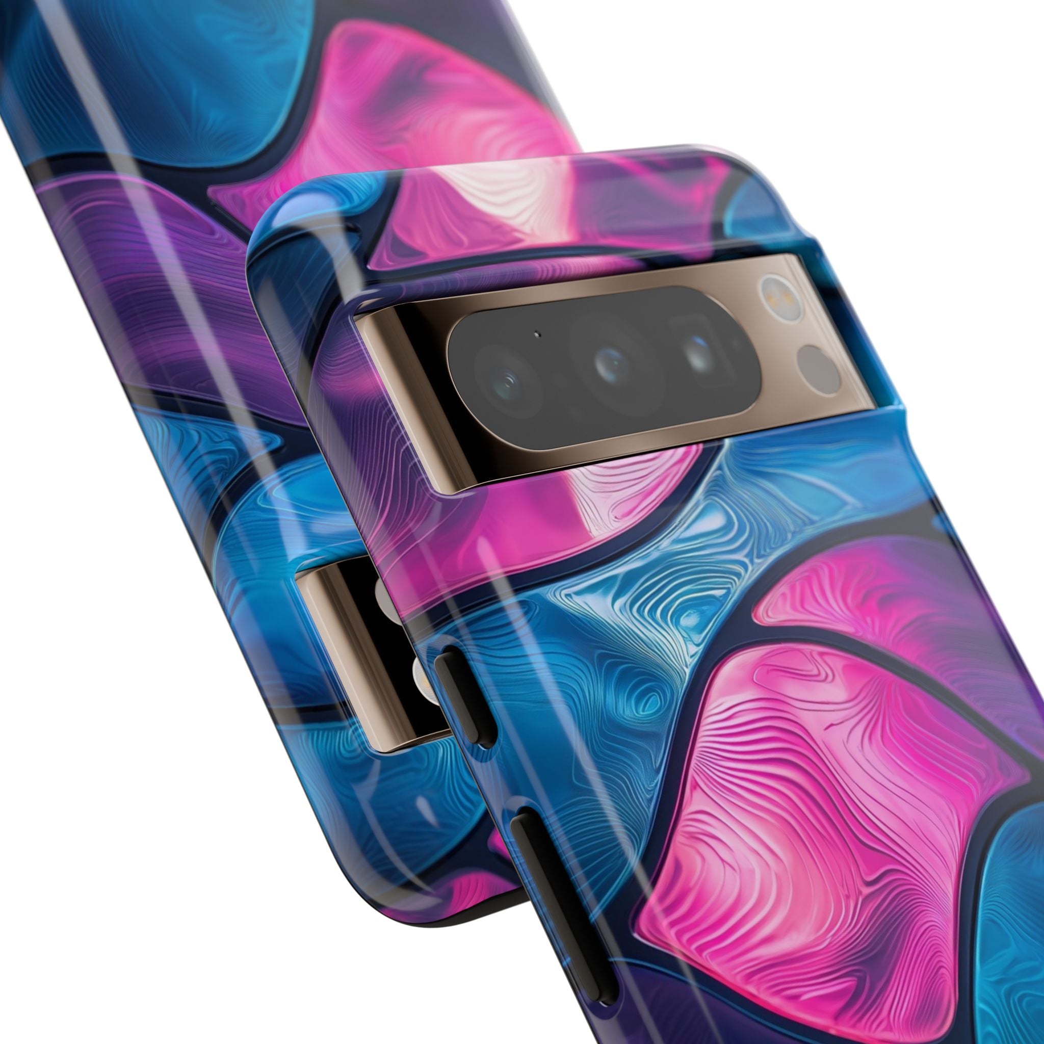 Shimmering Waves Flow - Google Pixel Case