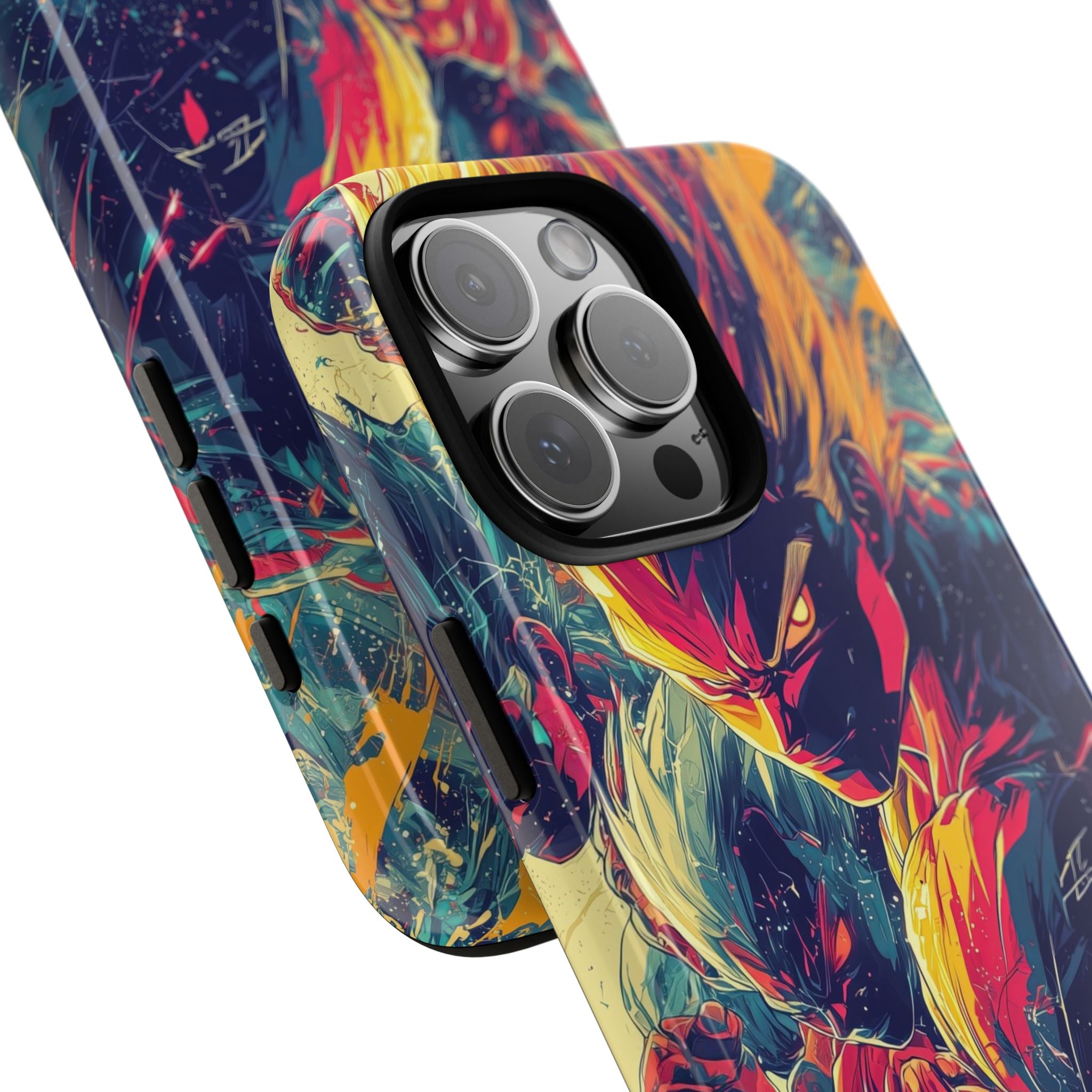 Yellow Fury iPhone 16 Pro Max Case - Tough