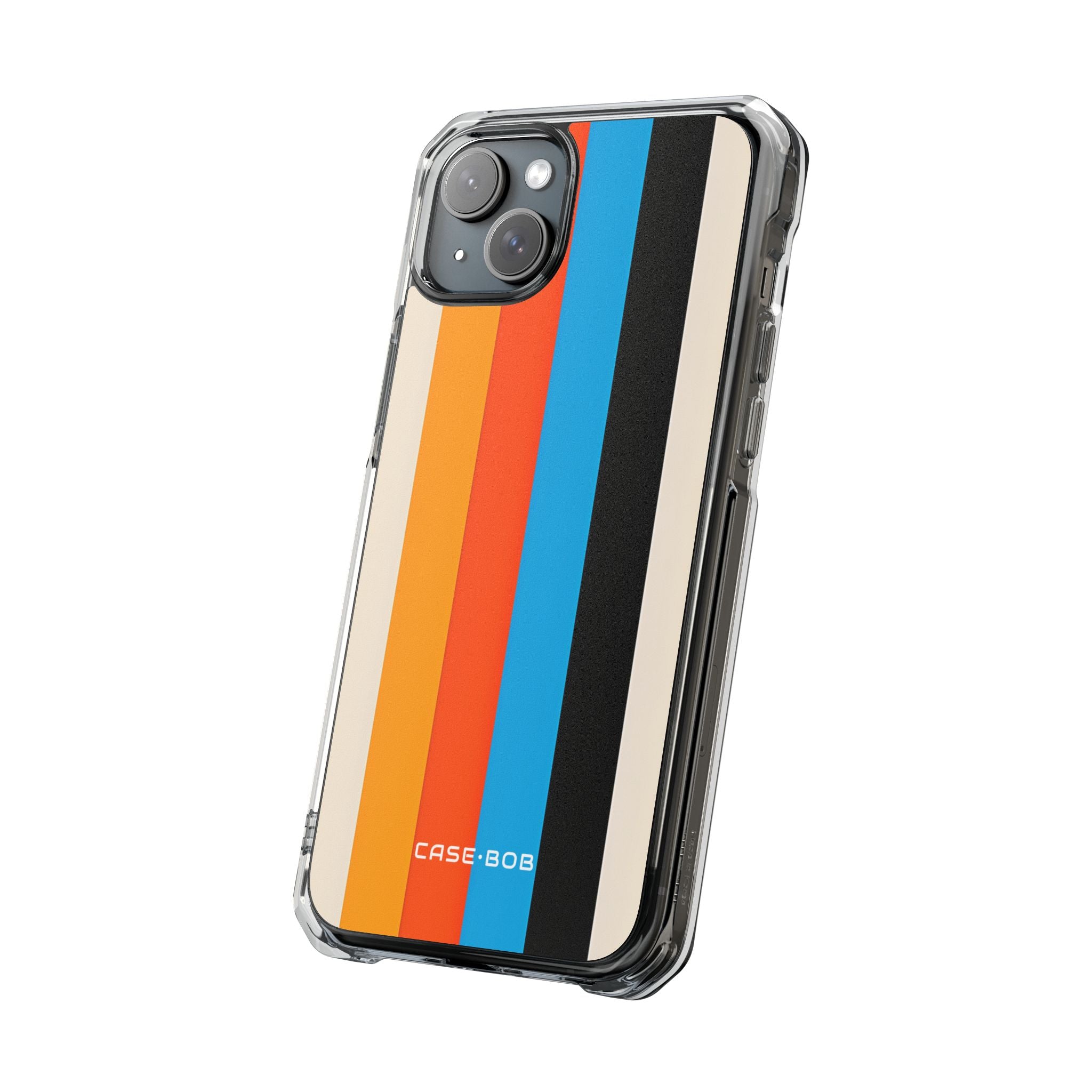 Vivid Stripe Harmony iPhone 15 Plus Case - Impact