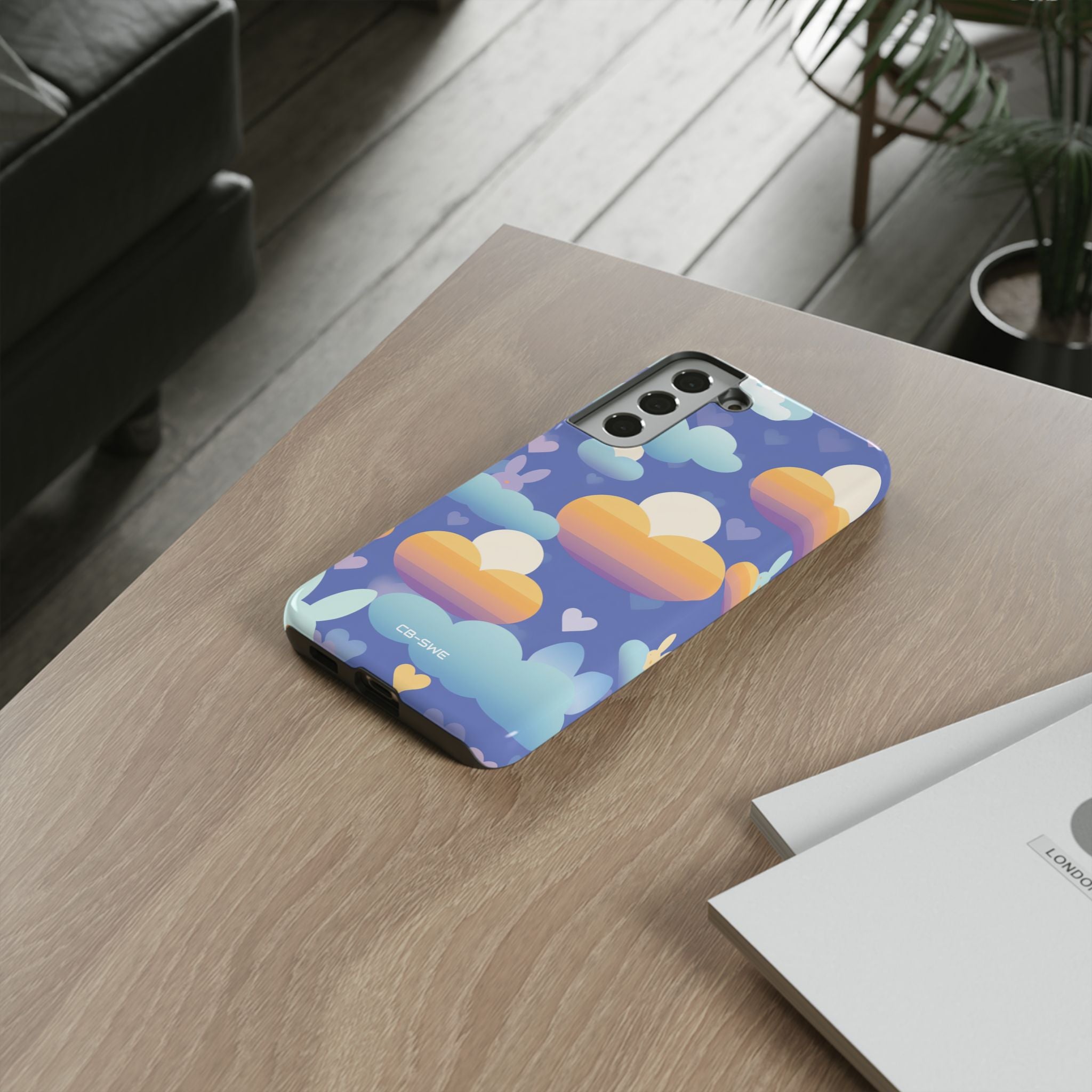 Bunnies Dance Among Clouds - Samsung Case