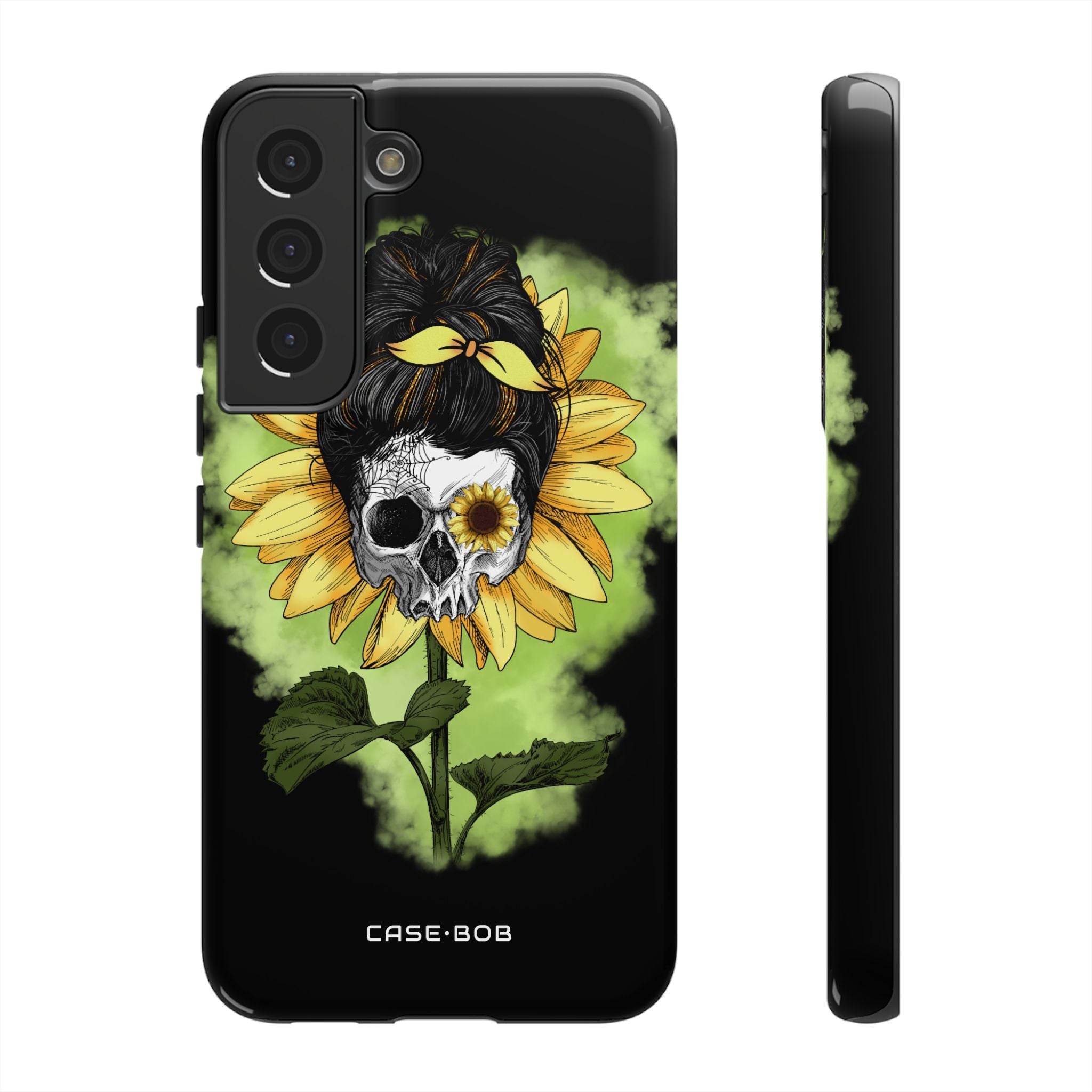 Sunflower Skull Samsung S22 Case - Tough