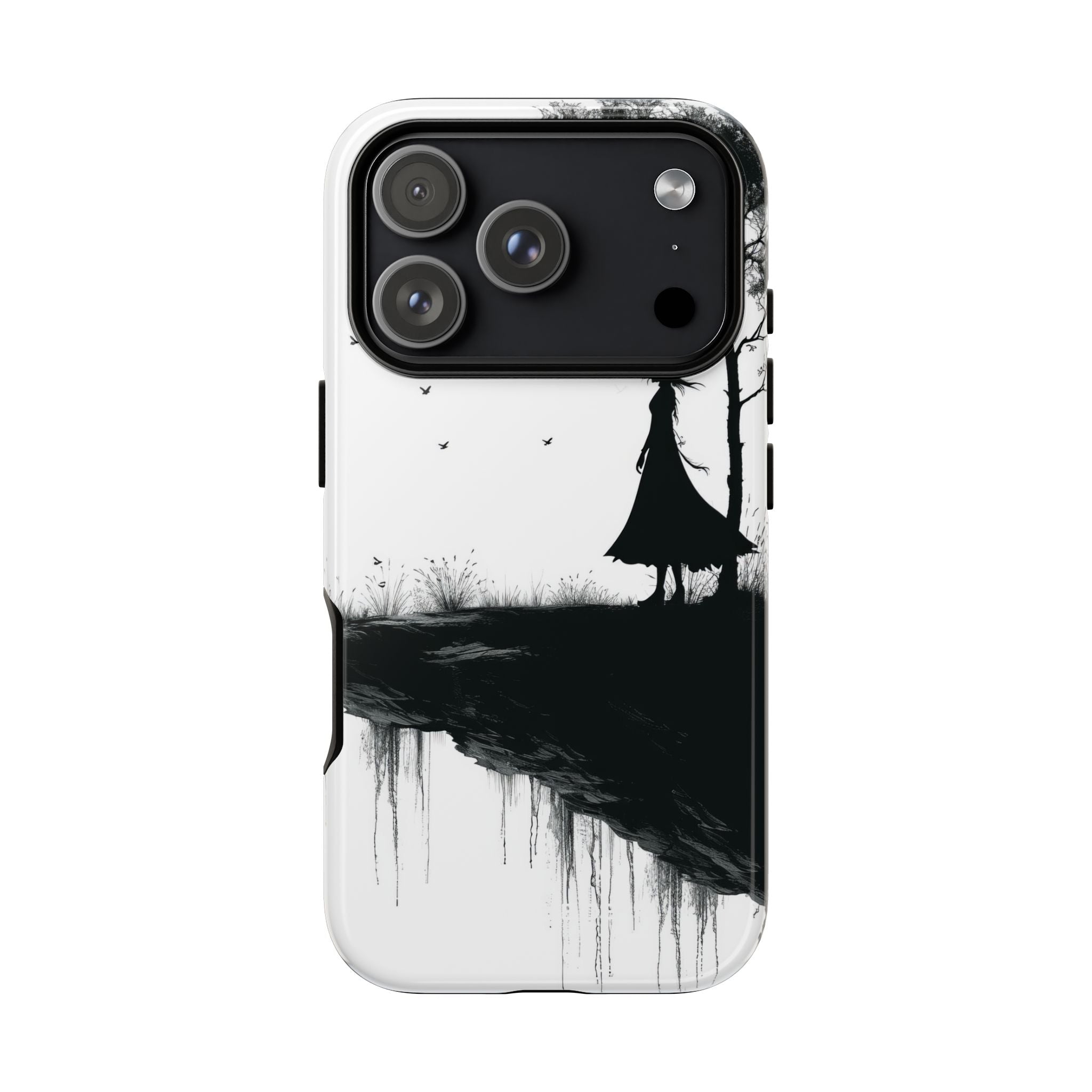 Cliffside Silhouette iPhone 17 Pro Case - Tough